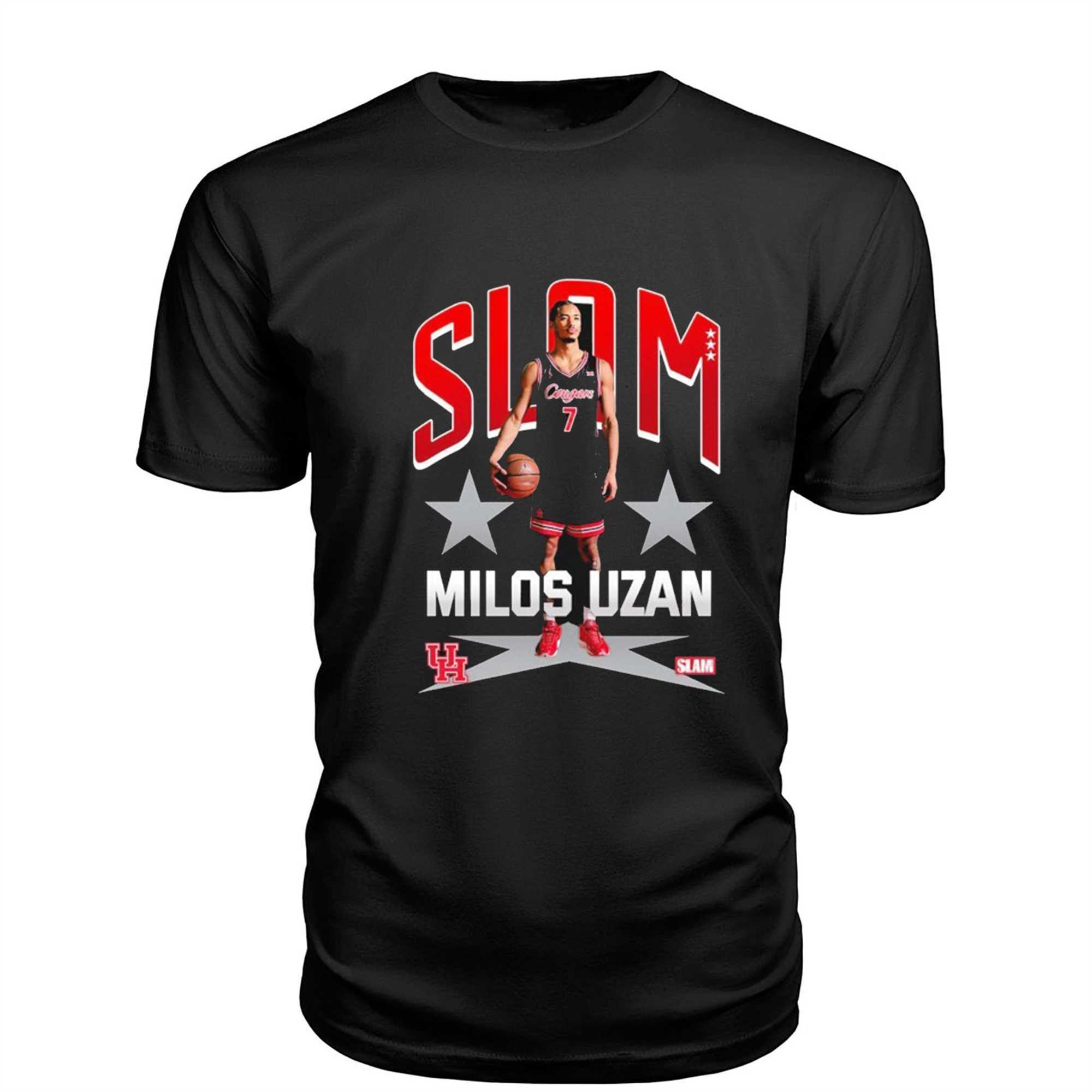 Milos Uzan Slam Houston Cougars Star Tee