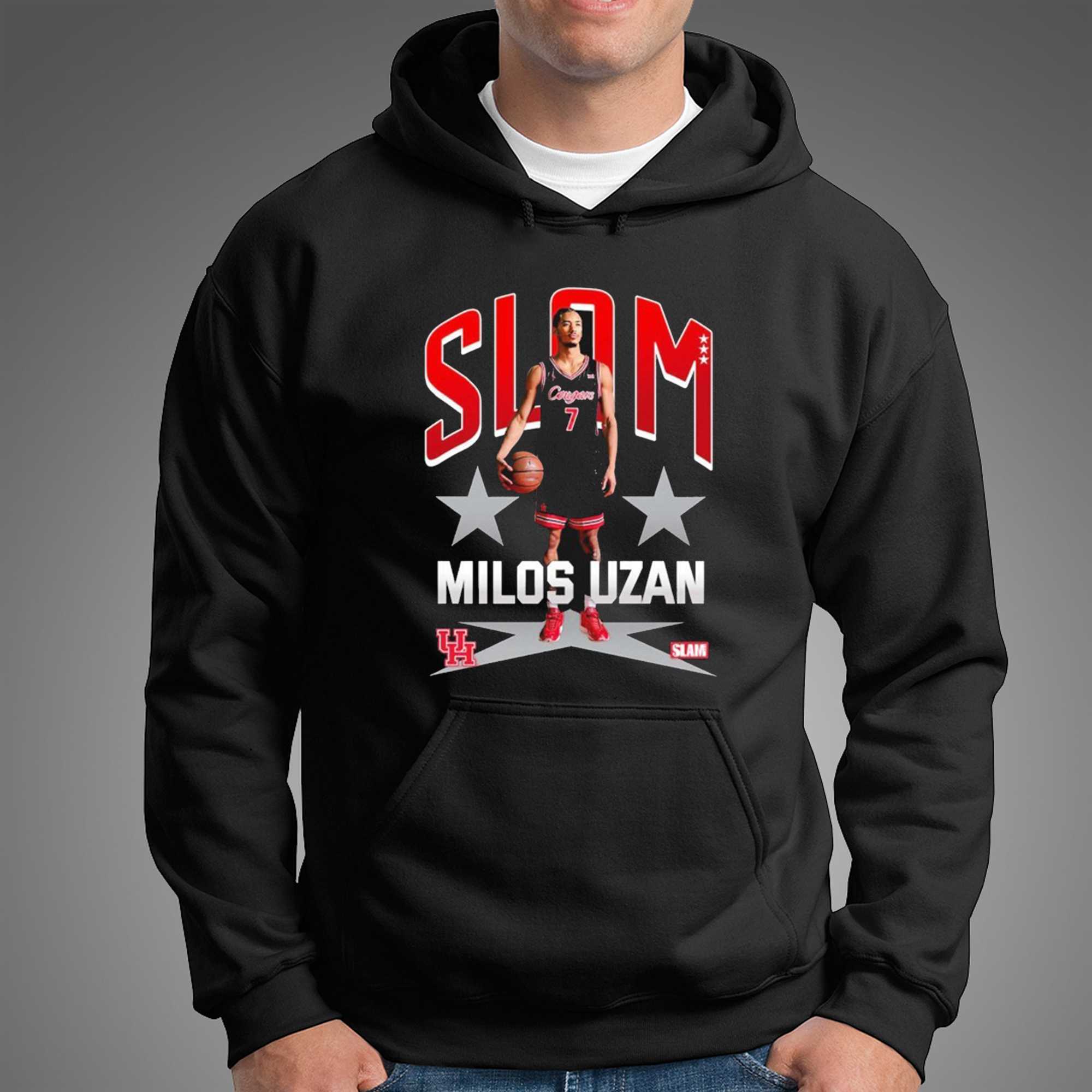 Milos Uzan Slam Houston Cougars Star Tee