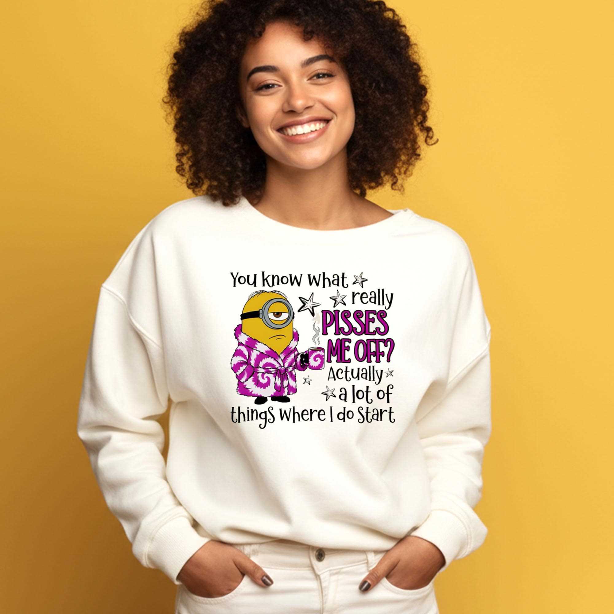 Minion You Know What Really Pisses Me Off Actually A Lot Of Things Where I Do Start Tee Minion You Know What Really Pisses Me Off Actually A Lot Of Things Where I Do Start Tee