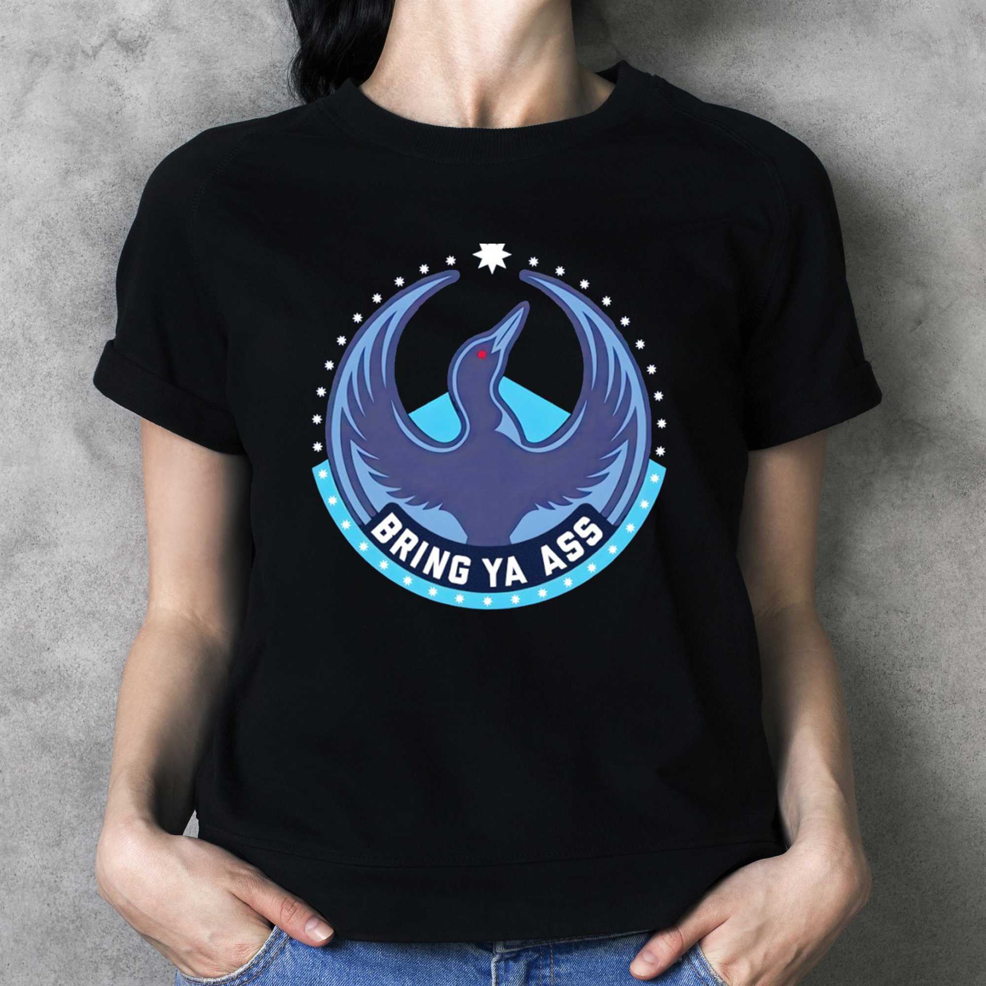 Mn Minnesota Laser Loon Bring Ya Ass Tee