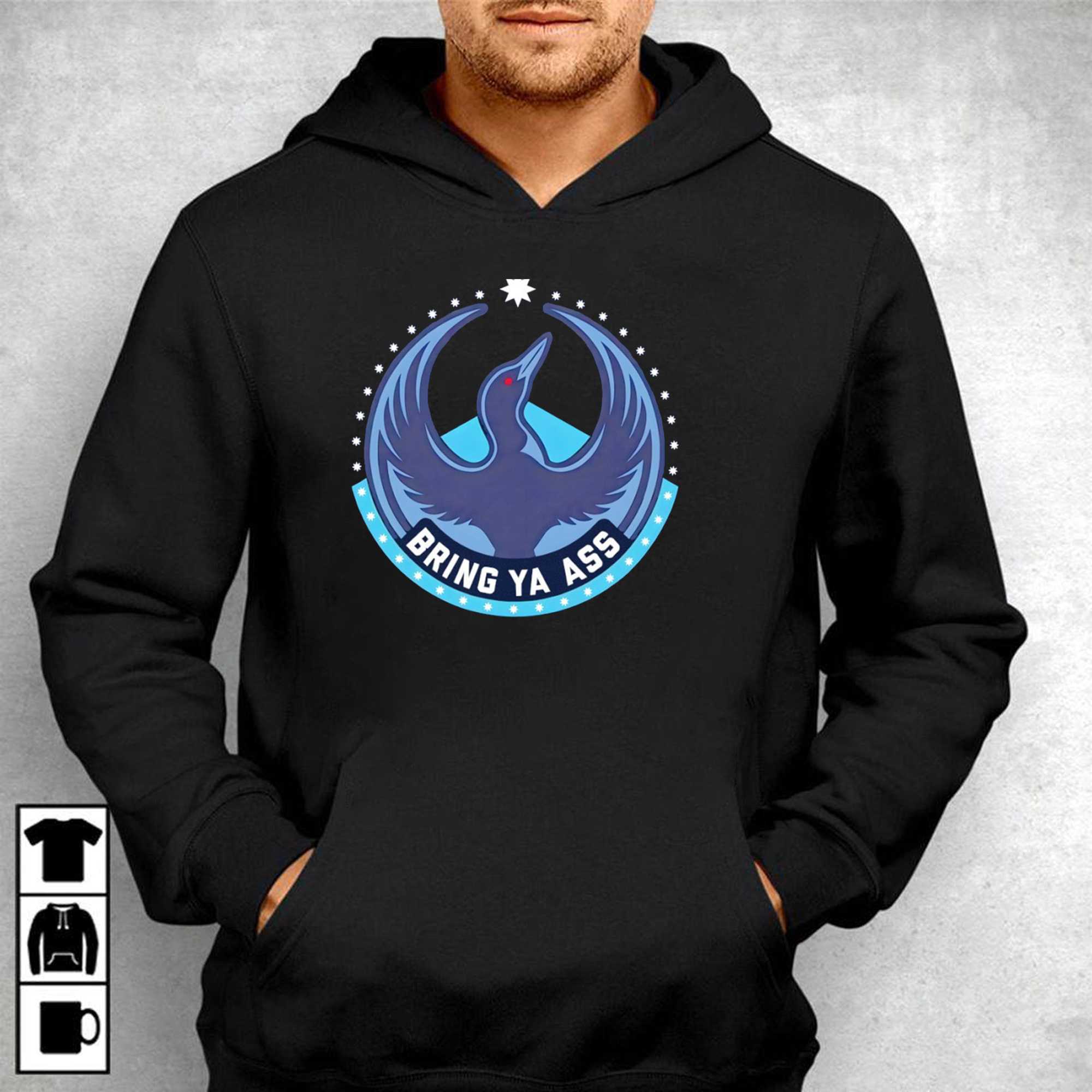 Mn Minnesota Laser Loon Bring Ya Ass Tee