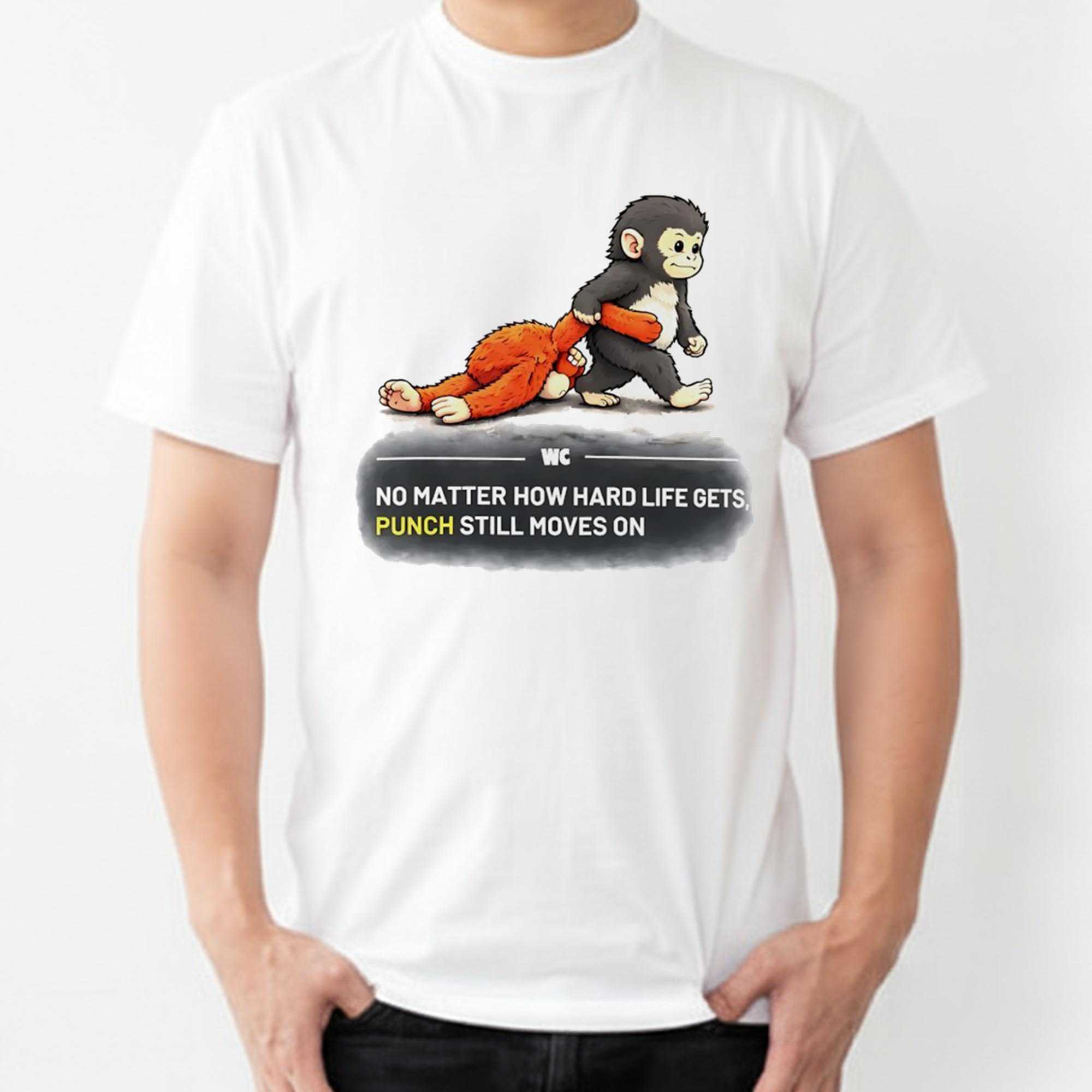 Money No Matter How Hard Life Gets Punch Still Moves On Tee