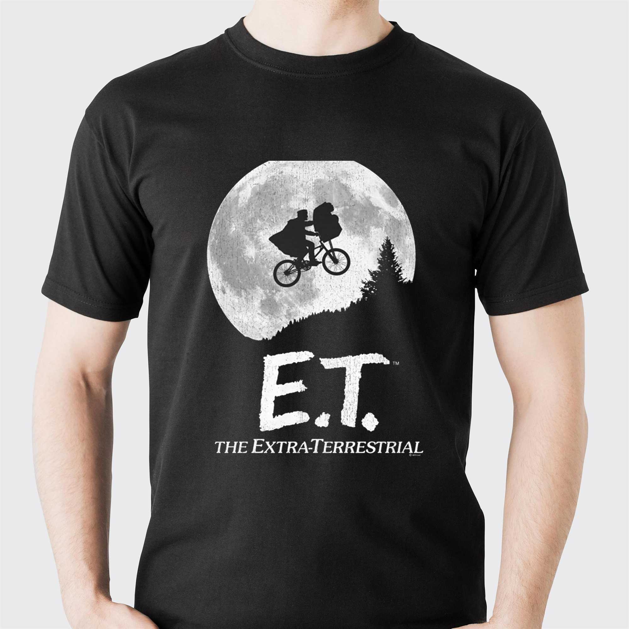 Moon Silhouette Et The Extra-terrestrial Tee