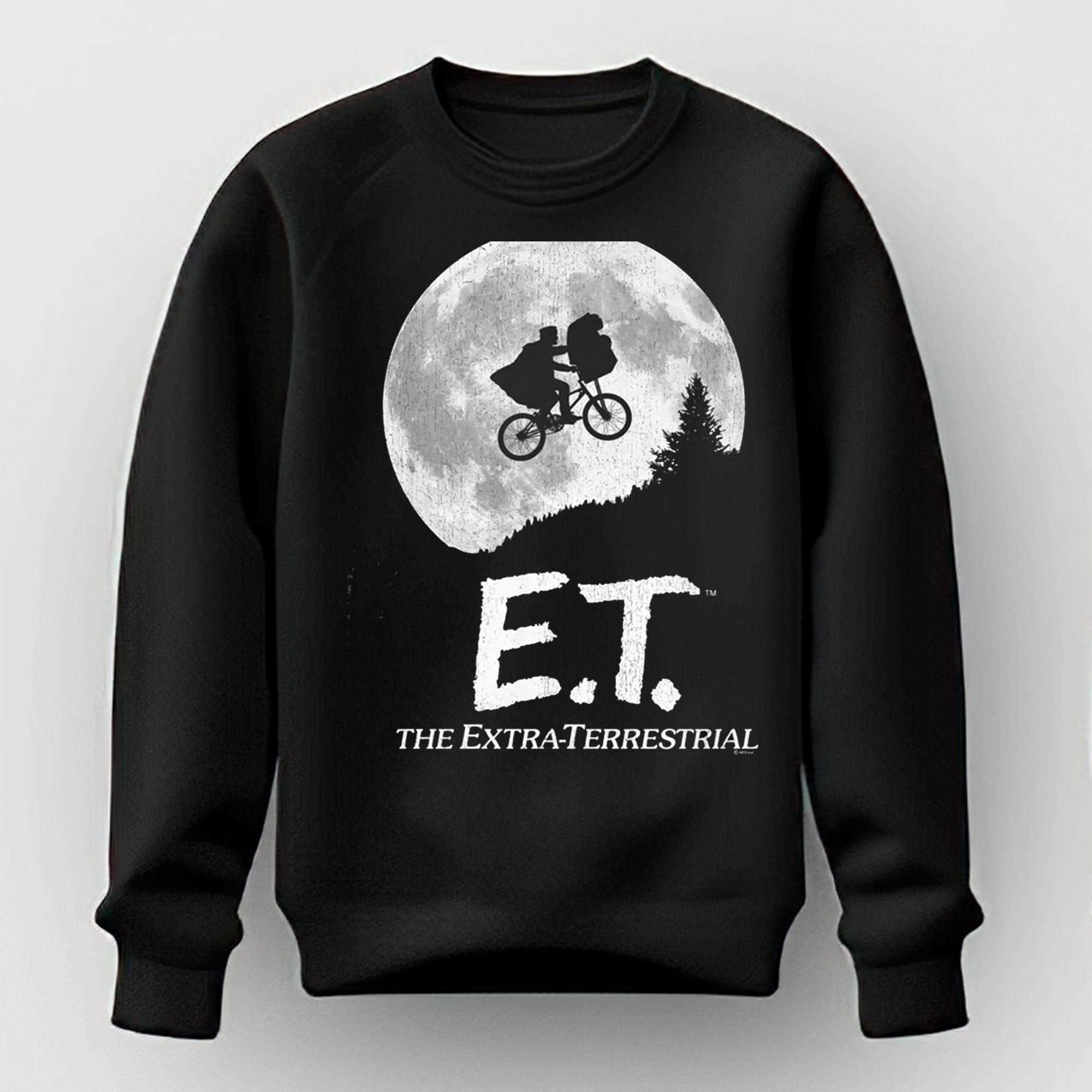 Moon Silhouette Et The Extra-terrestrial Tee Moon Silhouette Et The Extra-terrestrial Tee