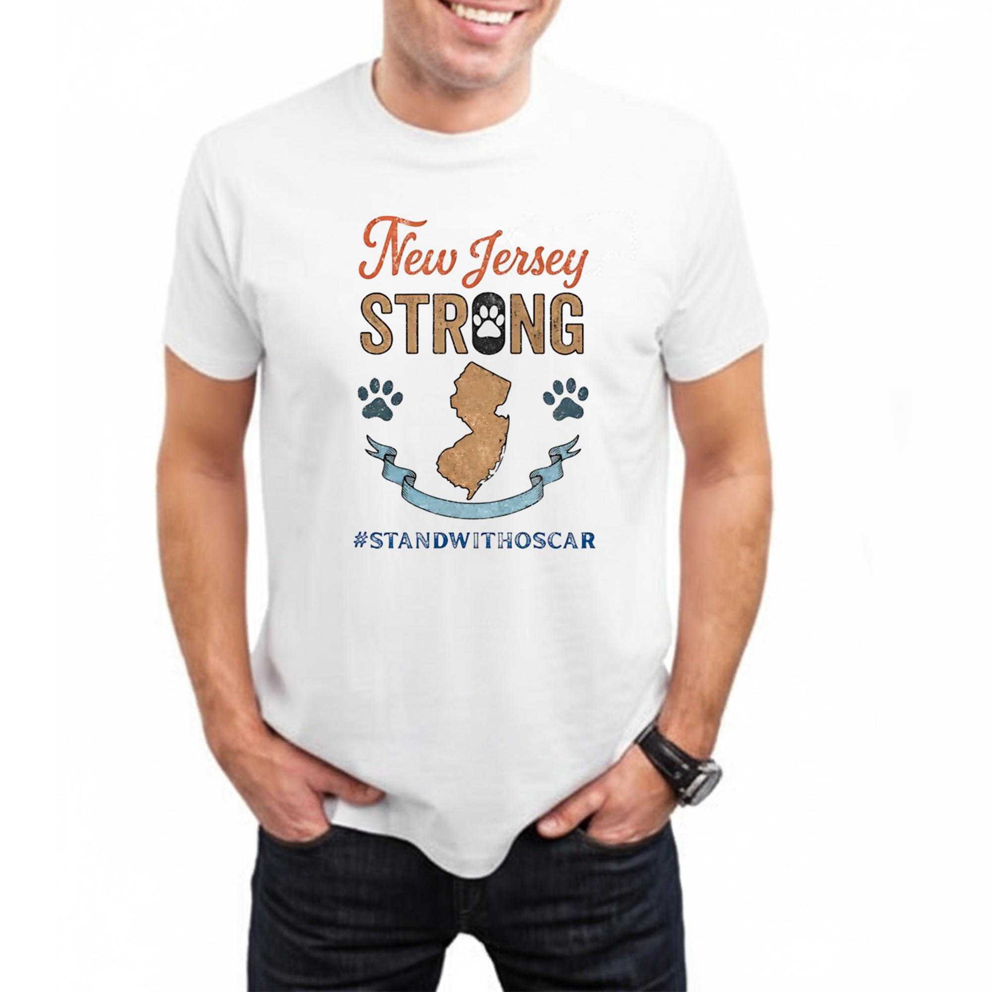 New Jersey Strong Standwithoscar Tee New Jersey Strong Standwithoscar Tee