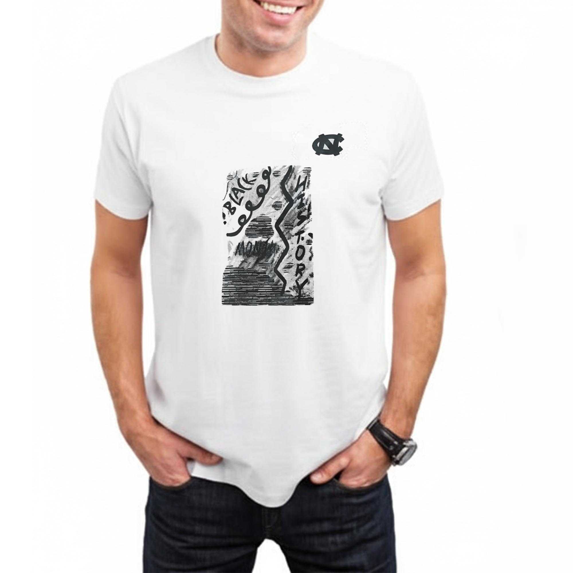 North Carolina Tar Heels Black History Month Tee North Carolina Tar Heels Black History Month Tee