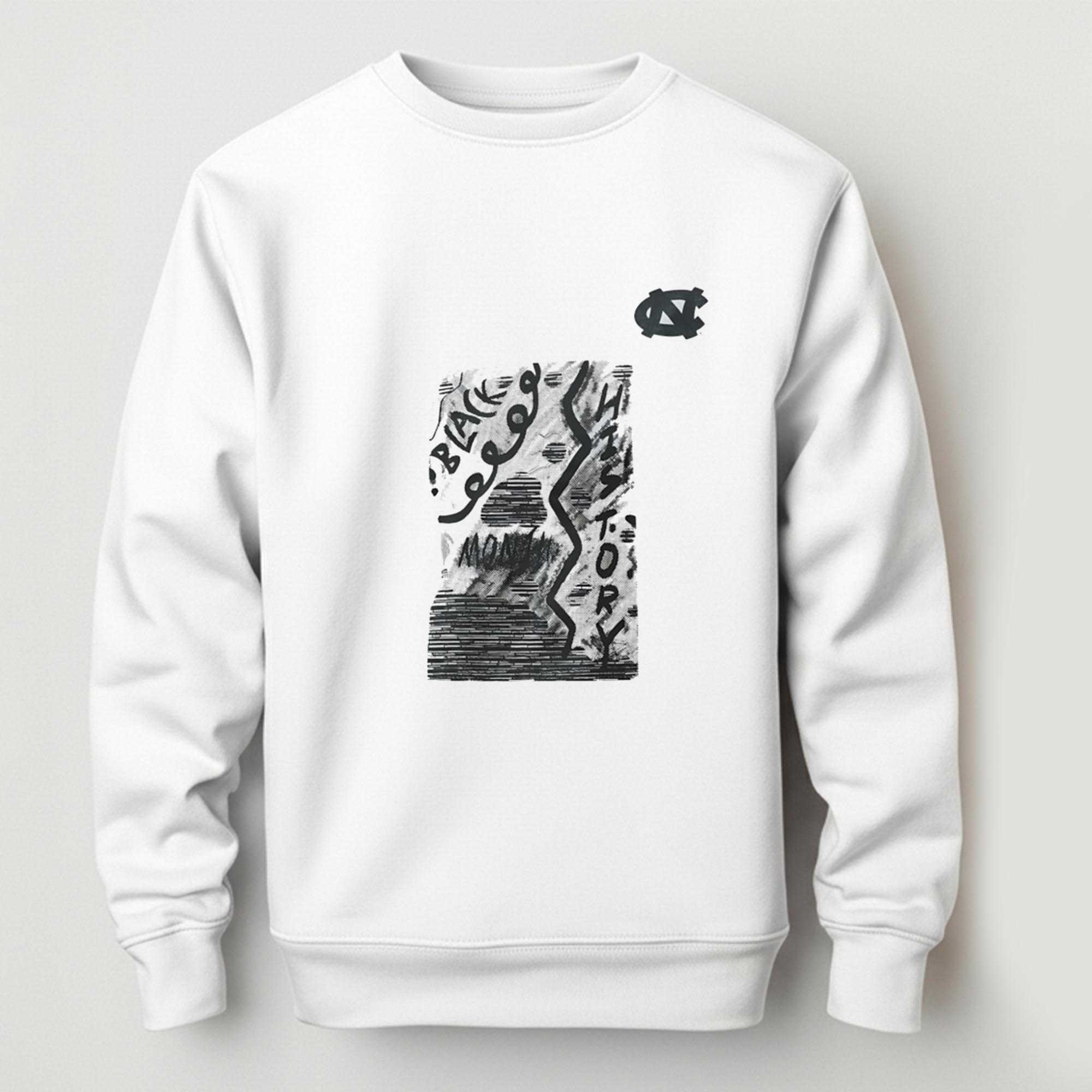 North Carolina Tar Heels Black History Month Tee North Carolina Tar Heels Black History Month Tee