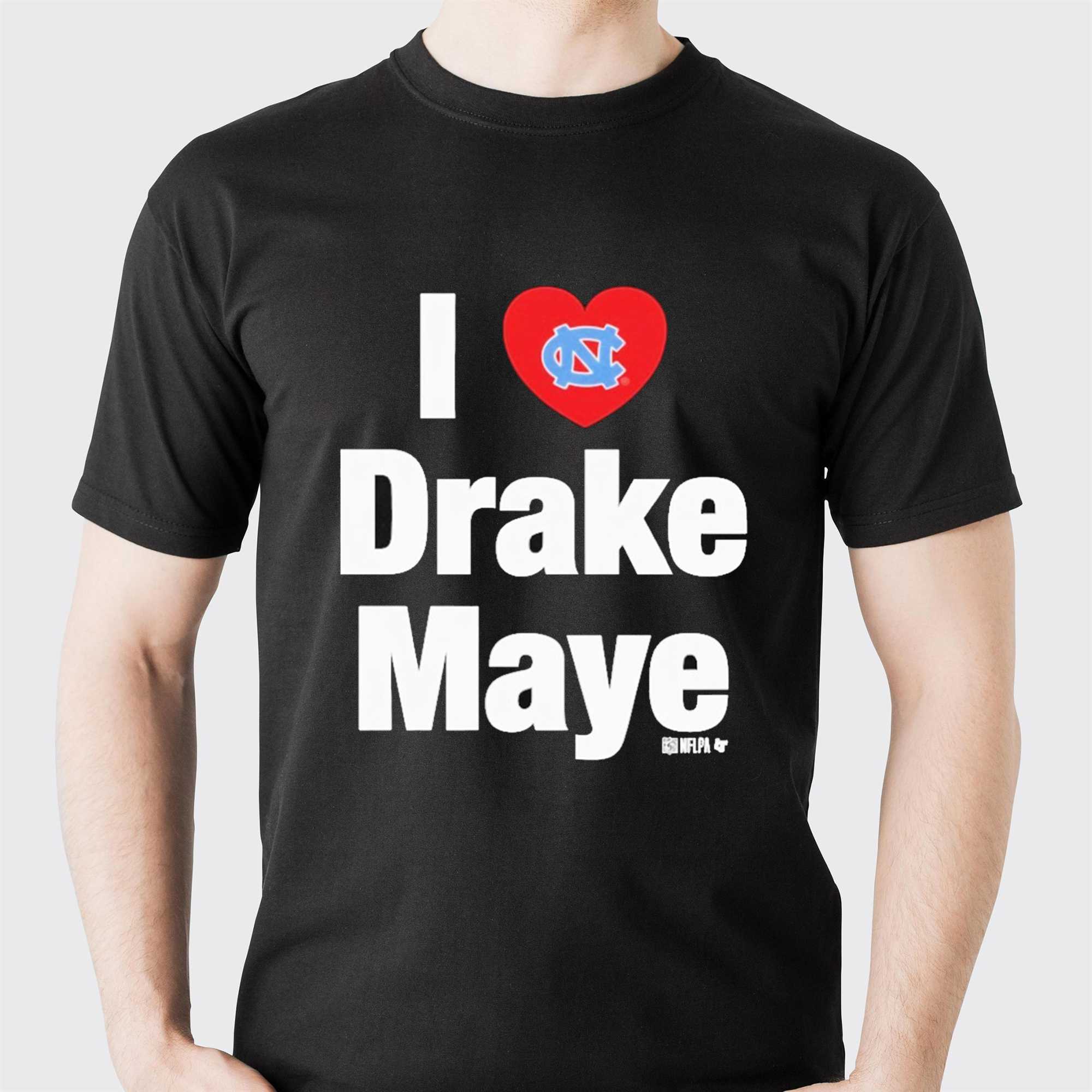 North Carolina Tar Heels I Heart Drake Maye Tee
