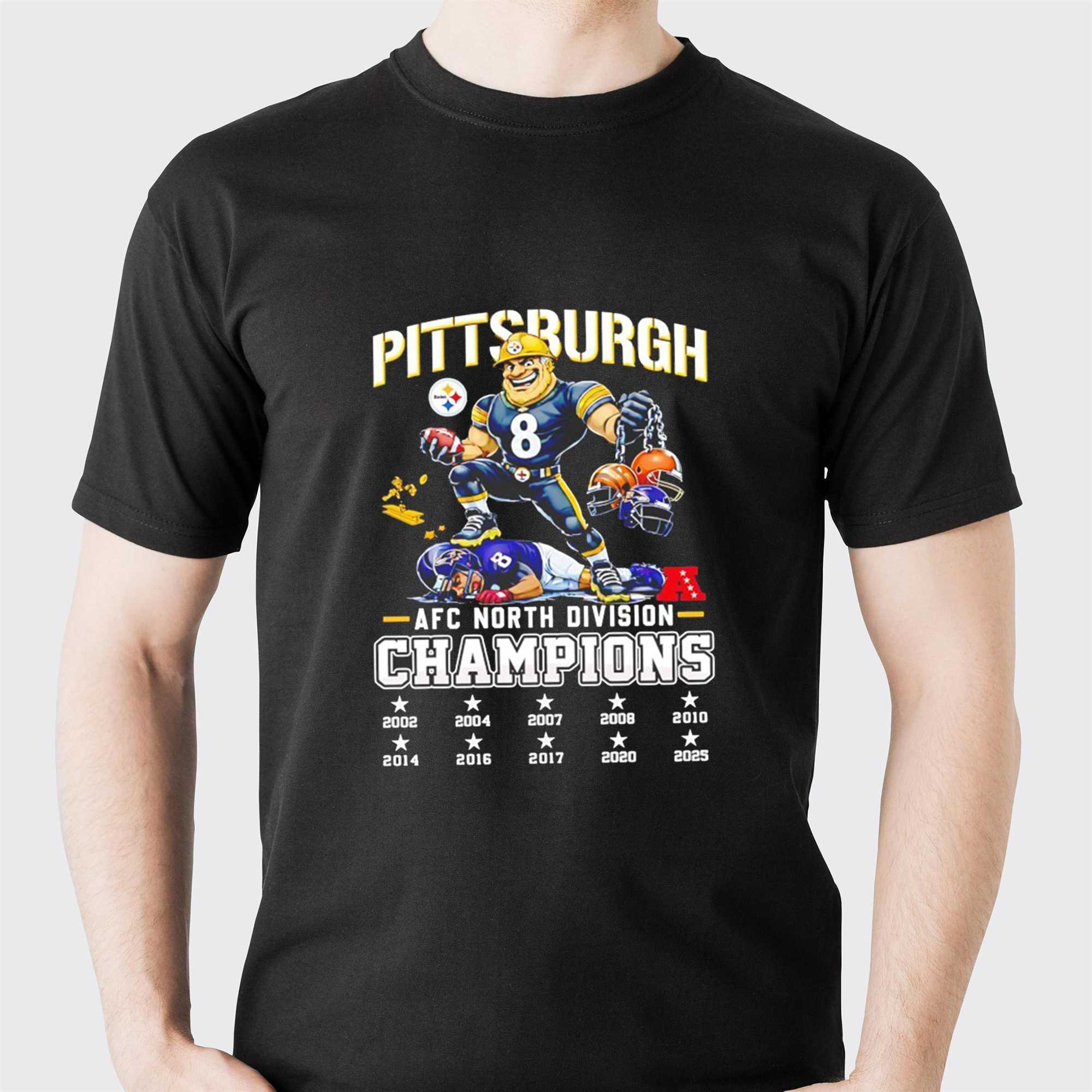 Pittsburgh Steelers Afc North Division Mascot Tee