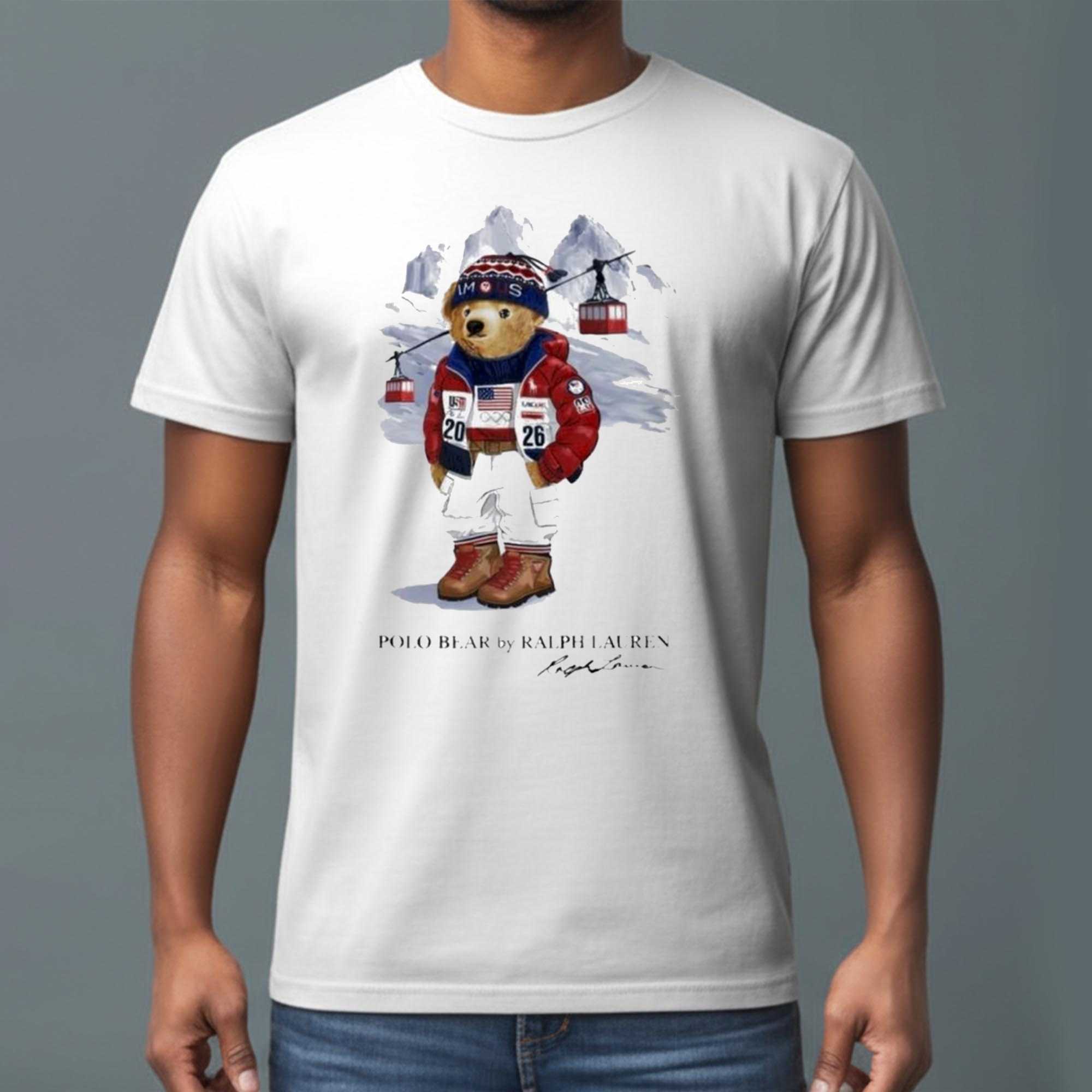 Polo Bear Ralph Lauren 2026 Winter Olympics Shirt Polo Bear Ralph Lauren 2026 Winter Olympics Shirt