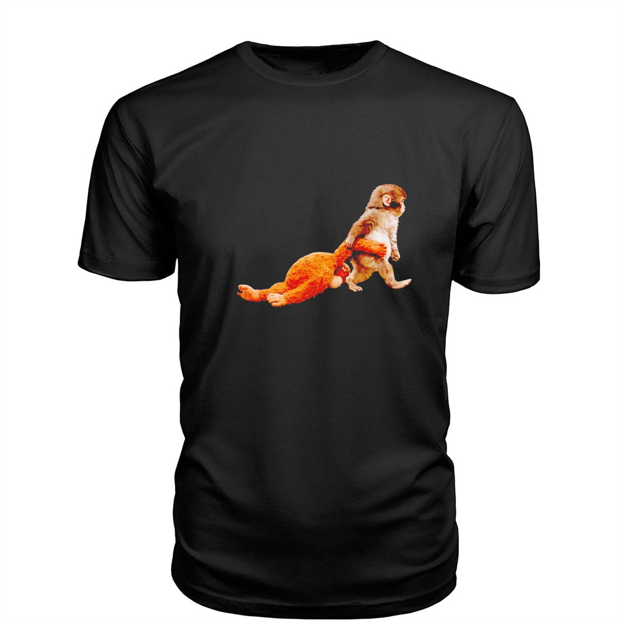 Punch Baby Monkey Emotional Plush Toy Monkey Tee