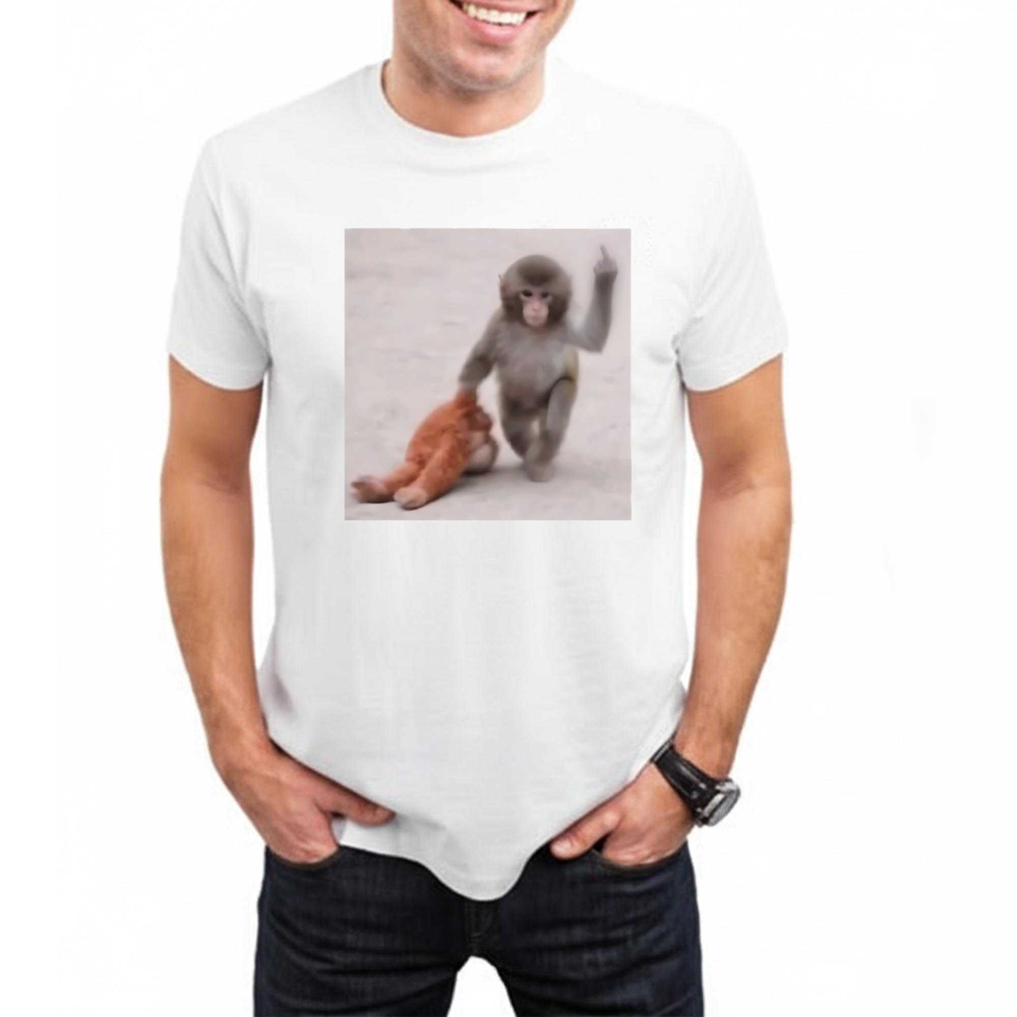 Punch The Monkey Middle Finger Tee