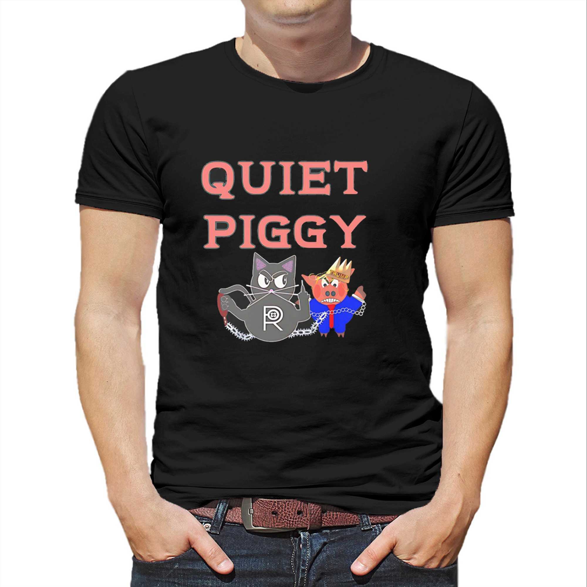 Quiet Piggy Dark Style Tee