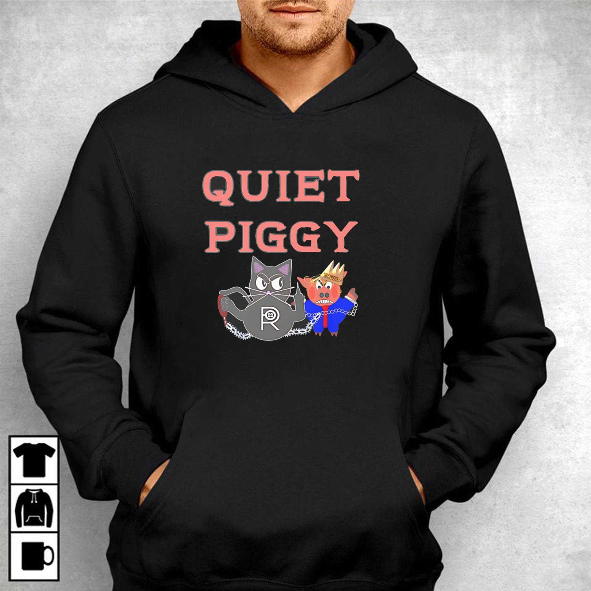 Quiet Piggy Dark Style Tee