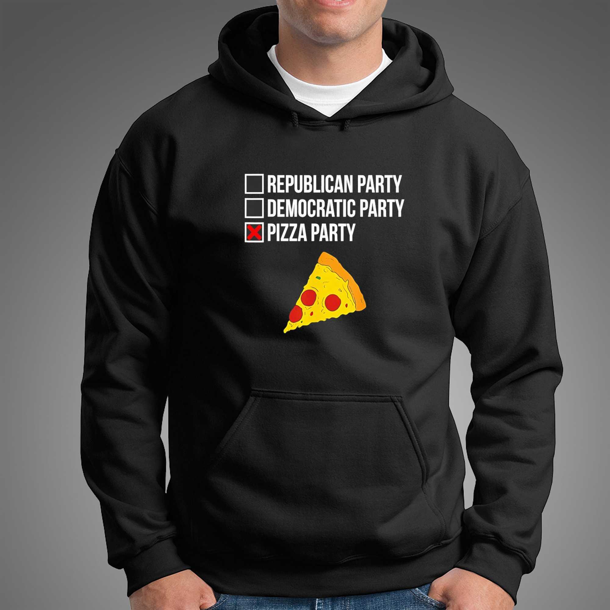 Republican Party Democratic Party Pizza Party Tee