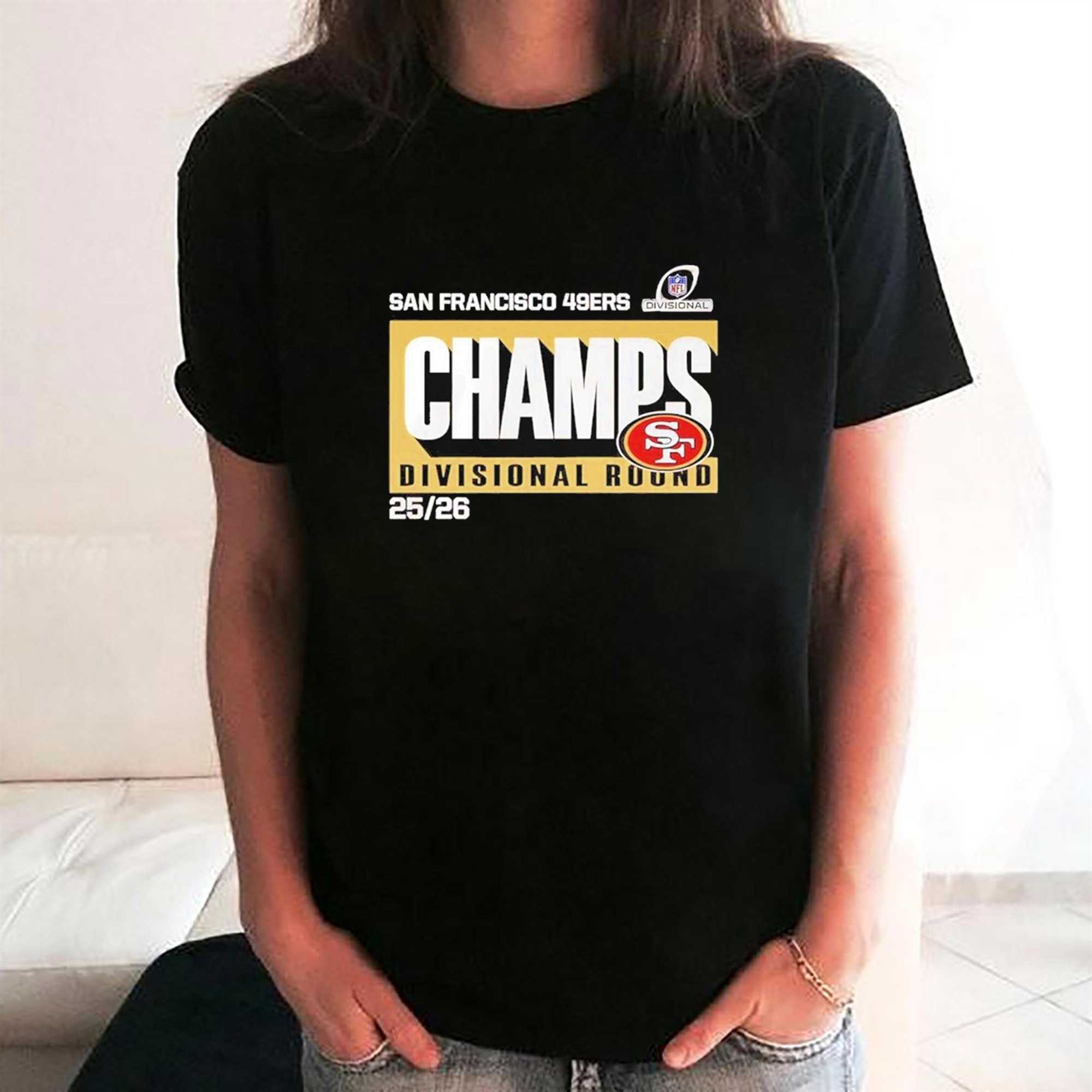 San Francisco 49ers Nfc Divisional Round Champions 2026 Tee San Francisco 49ers Nfc Divisional Round Champions 2026 Tee