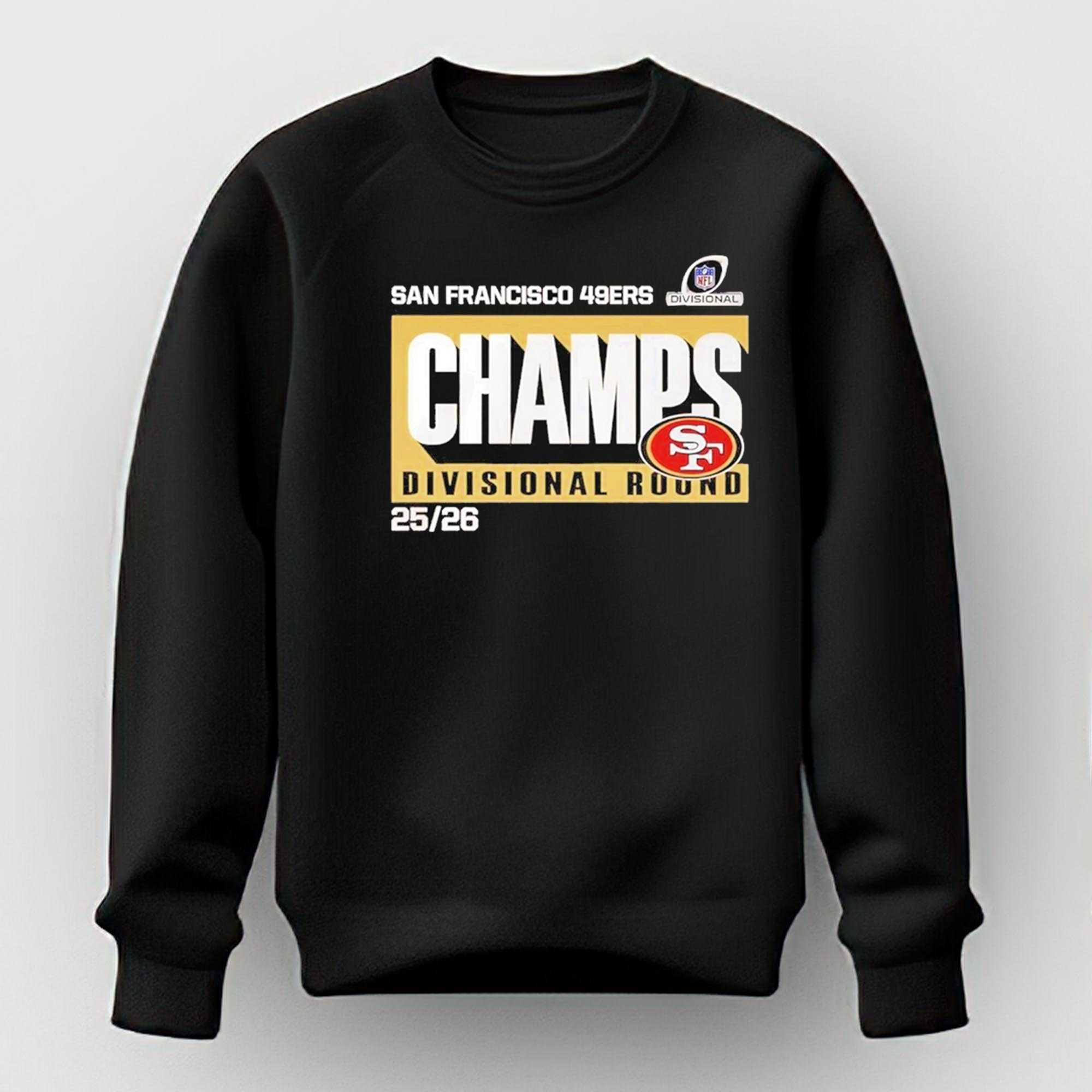 San Francisco 49ers Nfc Divisional Round Champions 2026 Tee San Francisco 49ers Nfc Divisional Round Champions 2026 Tee
