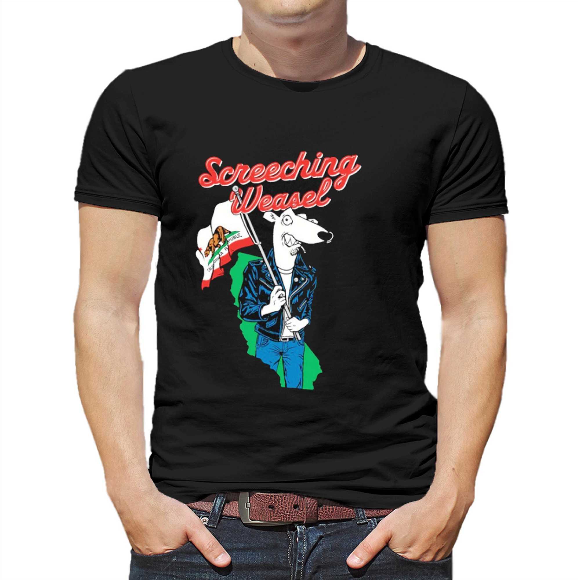 Screeching Weasel California Weasel Tee