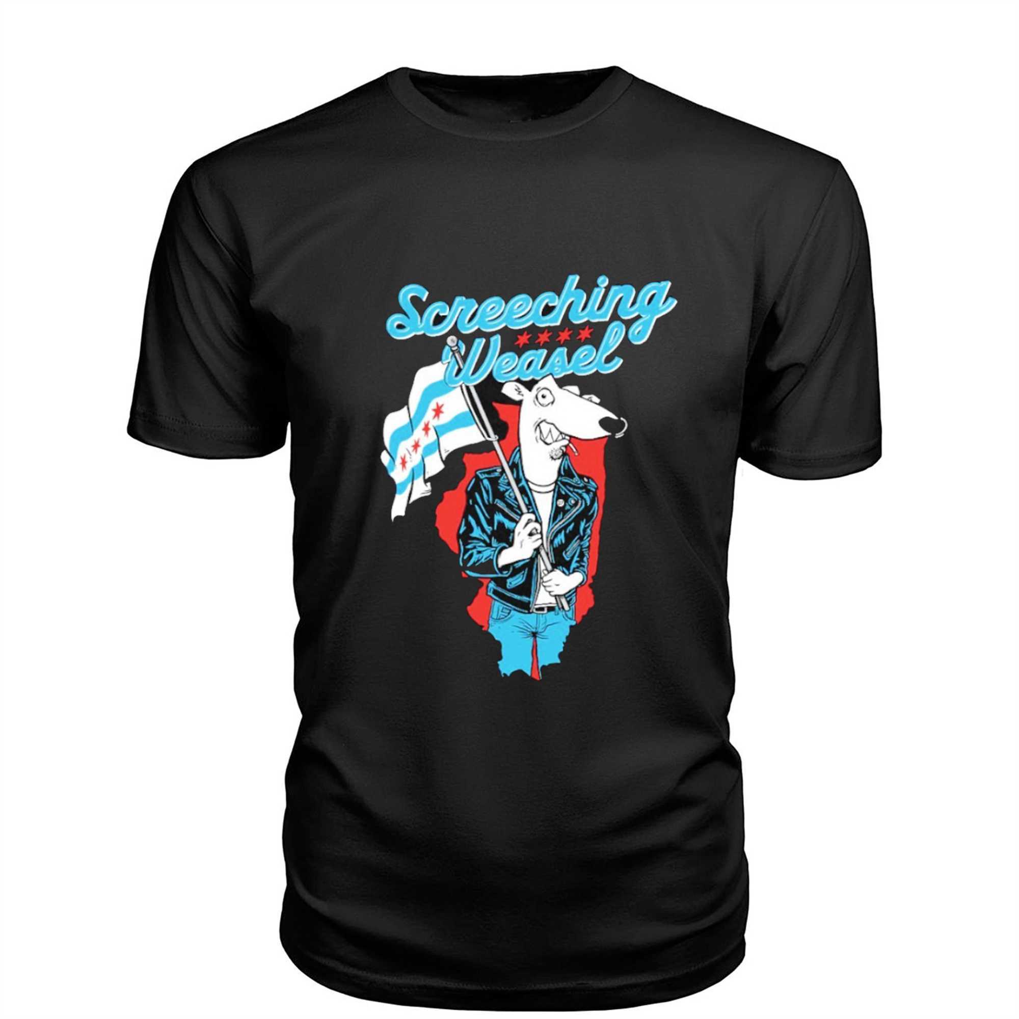 Screeching Weasel Chicago Weasel Tee Screeching Weasel Chicago Weasel Tee