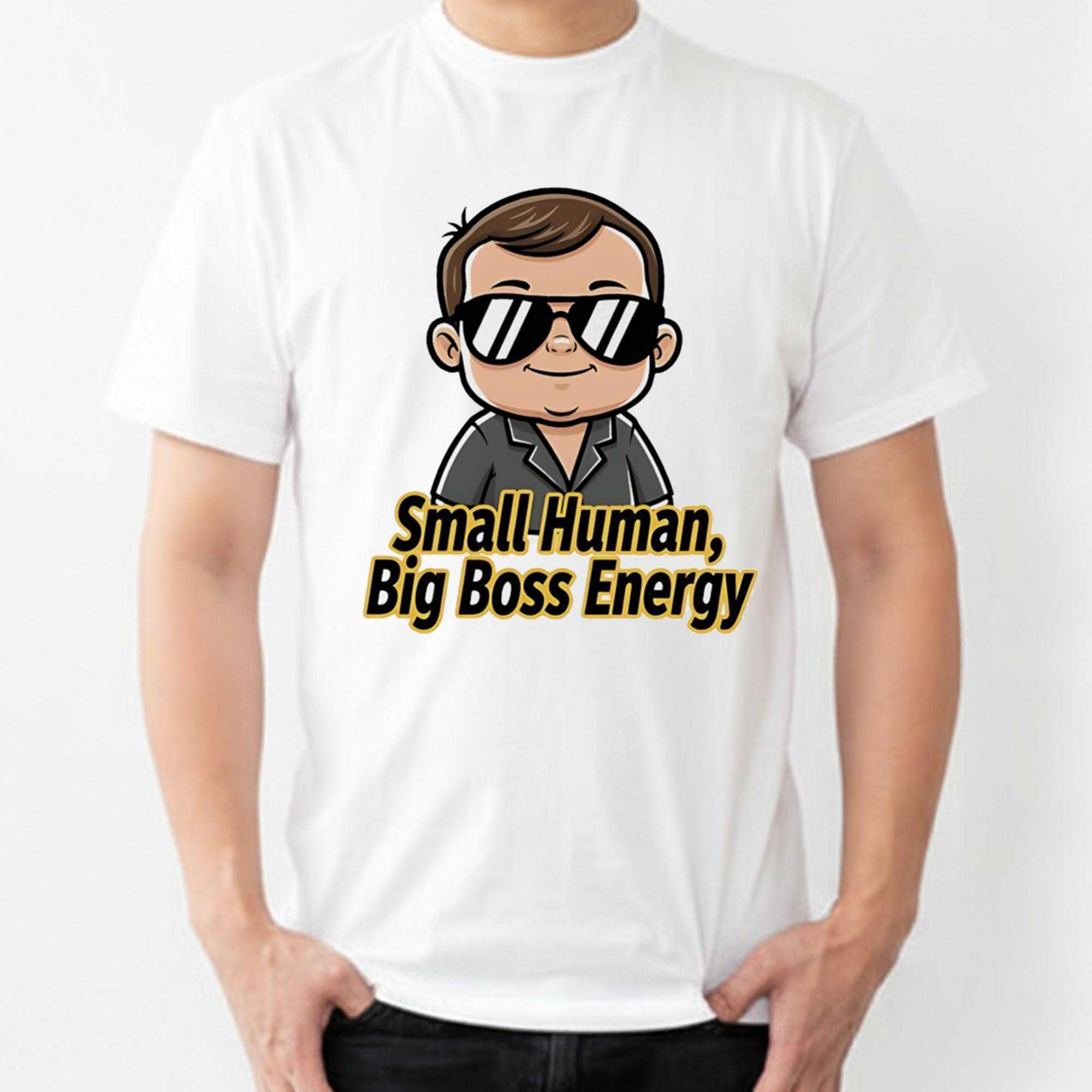 Small Human Big Boss Energy Tee