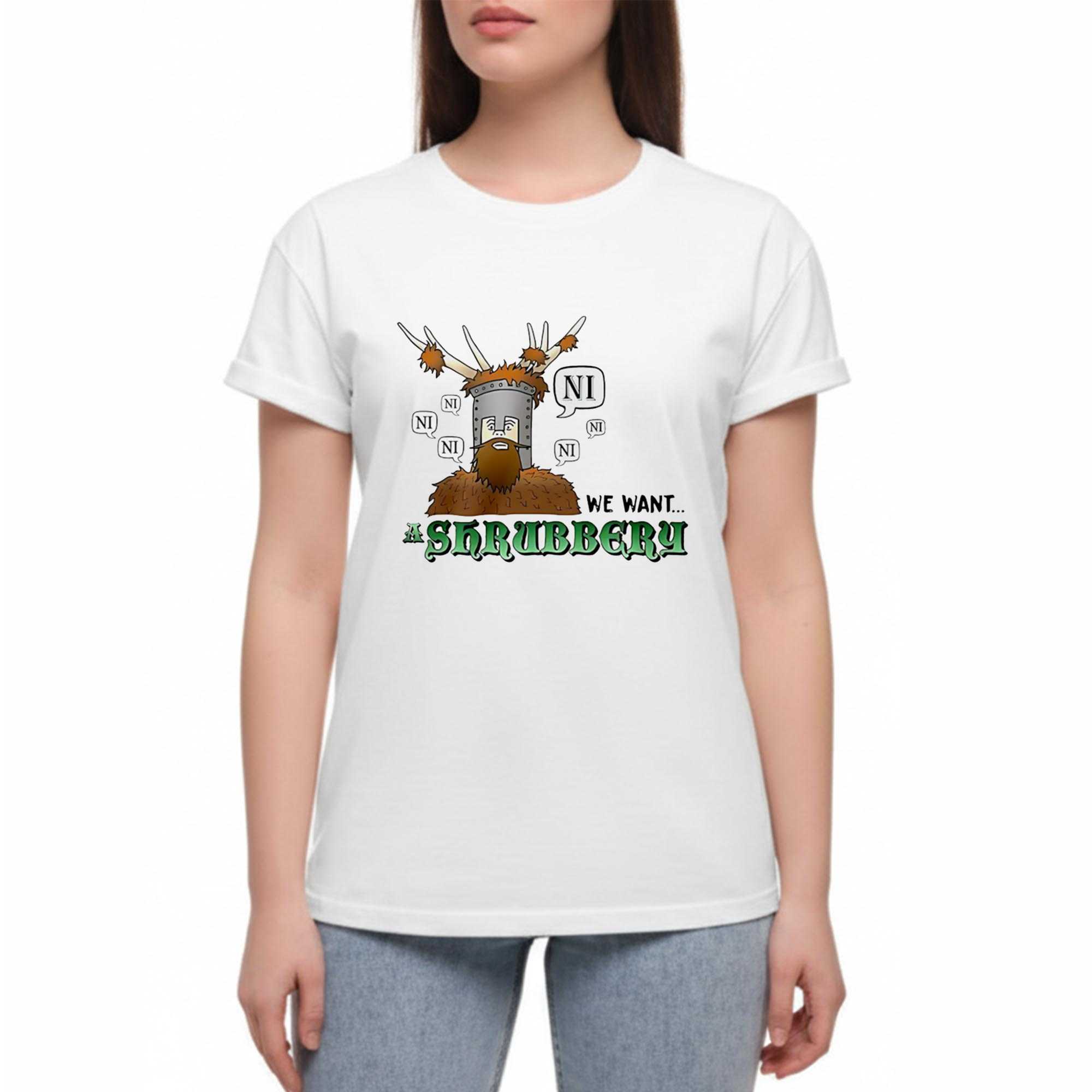 The Knights Of Ni We Want Shrubbery Tee