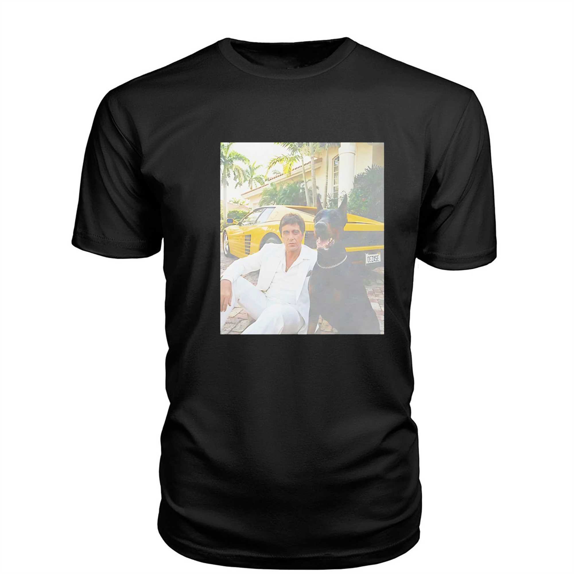 Tony Montana His Dog Tribute To Scarface Tee