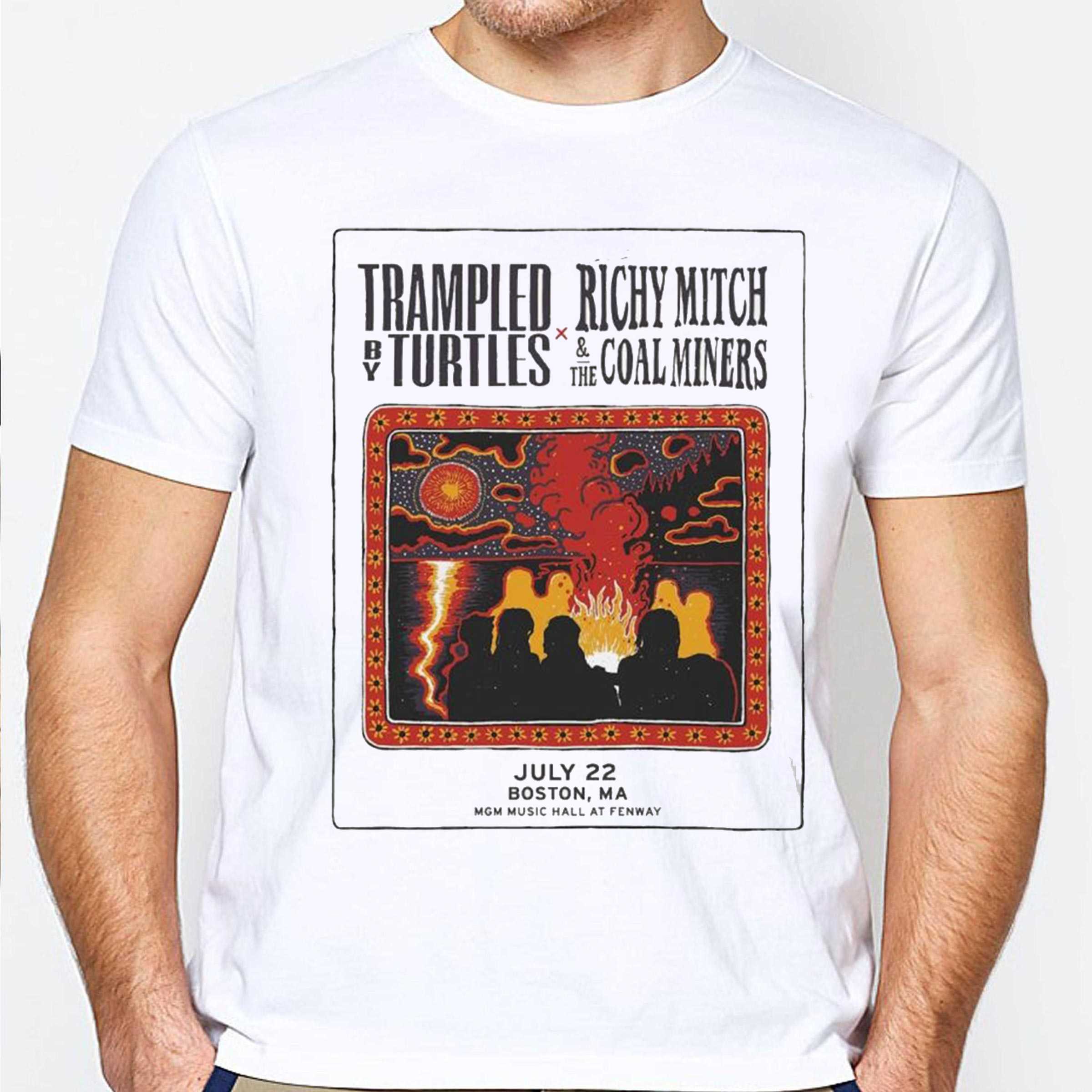Trampled By Turtles Mgm Music Hall At Fenway Boston Massachusetts July 22 2026 Poster Tee Trampled By Turtles Mgm Music Hall At Fenway Boston Massachusetts July 22 2026 Poster Tee