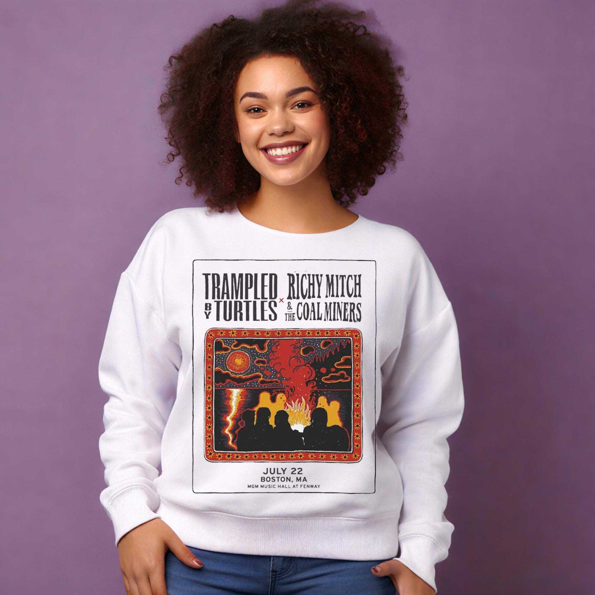 Trampled By Turtles Mgm Music Hall At Fenway Boston Massachusetts July 22 2026 Poster Tee Trampled By Turtles Mgm Music Hall At Fenway Boston Massachusetts July 22 2026 Poster Tee