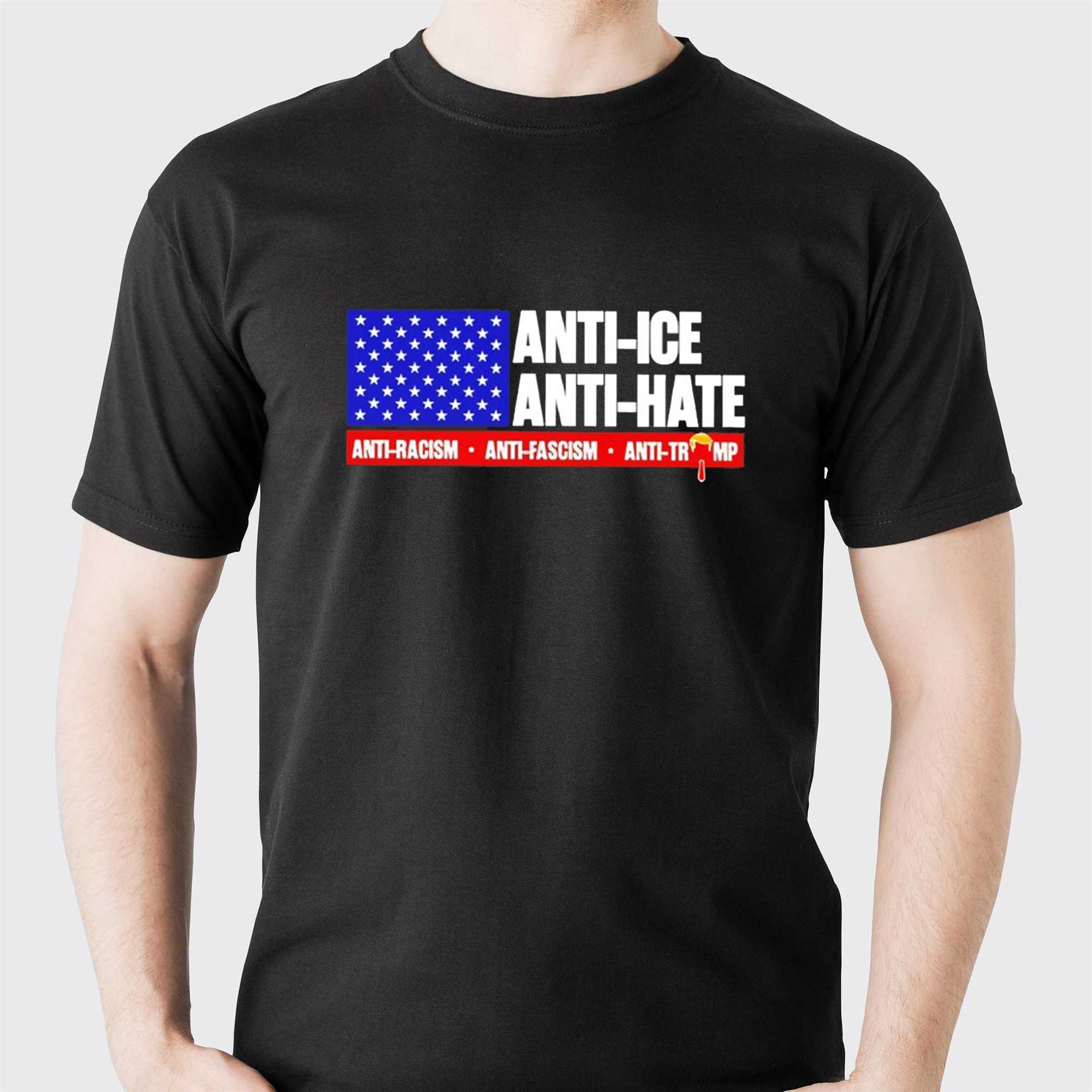 Trump Anti Ice Anti Hate Tee