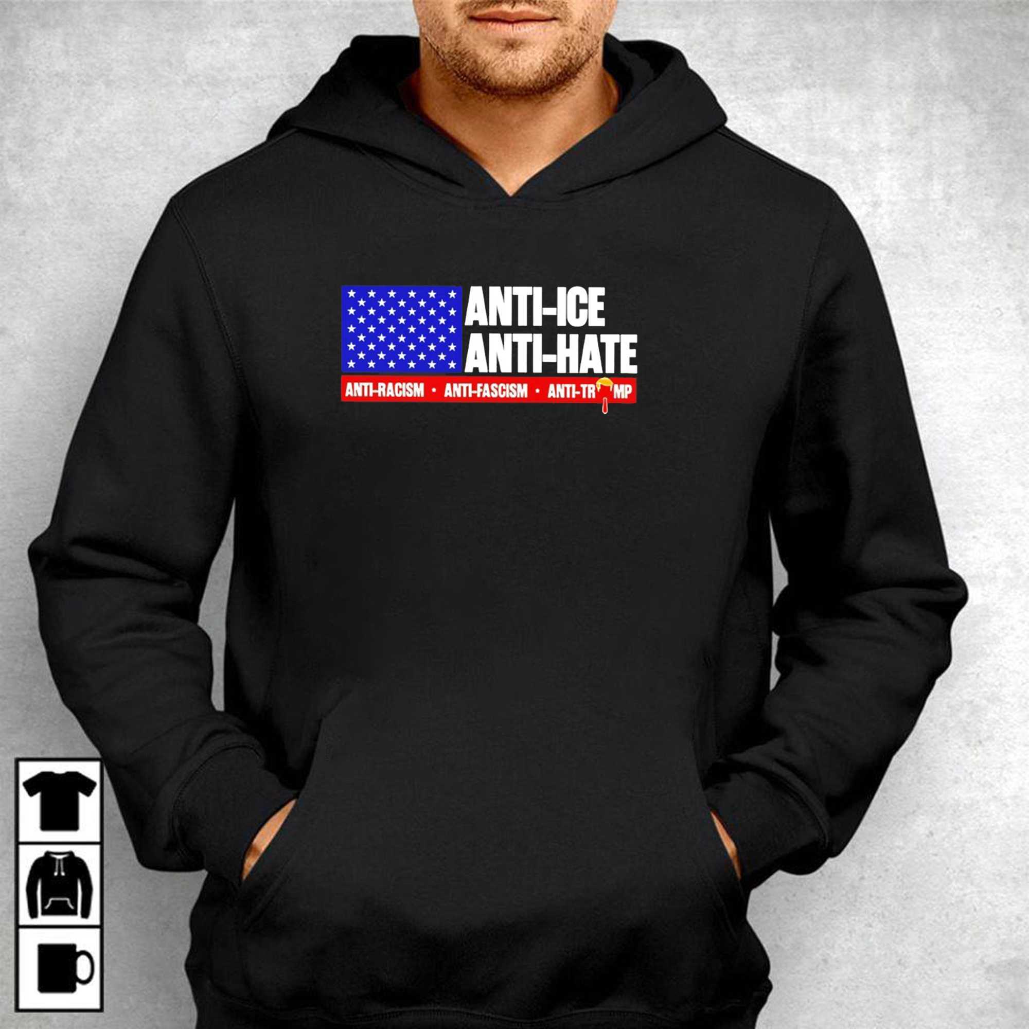 Trump Anti Ice Anti Hate Tee