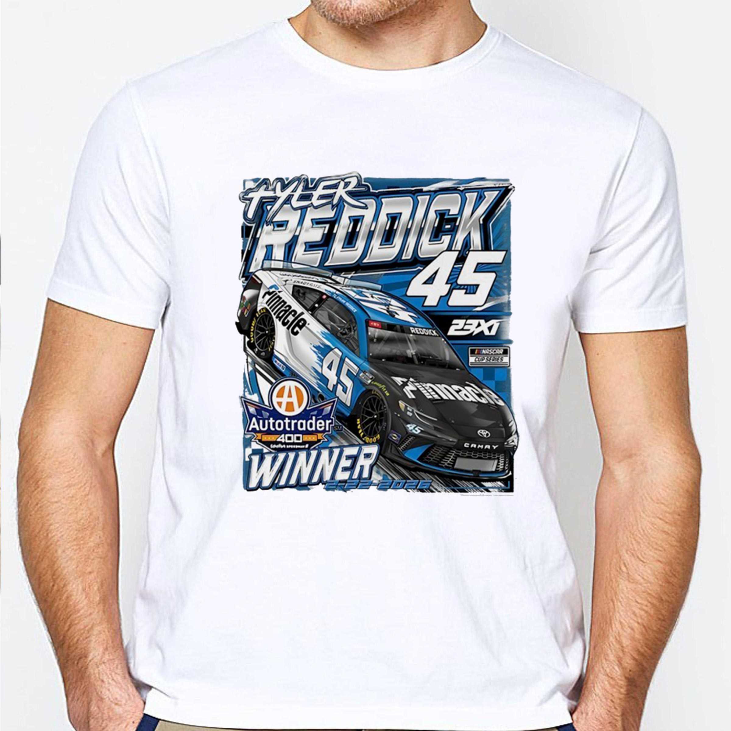 Tyler Reddick 45 Winner Autotrader 400 Tee