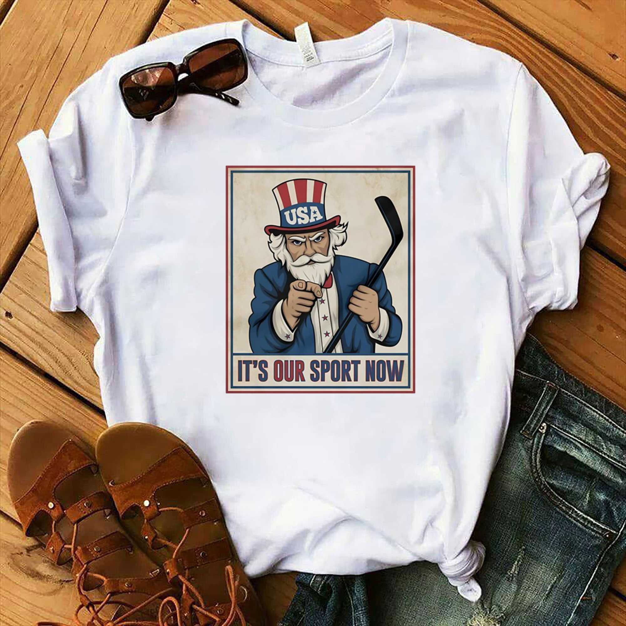 Uncle Sam Its Our Sport Now Tee