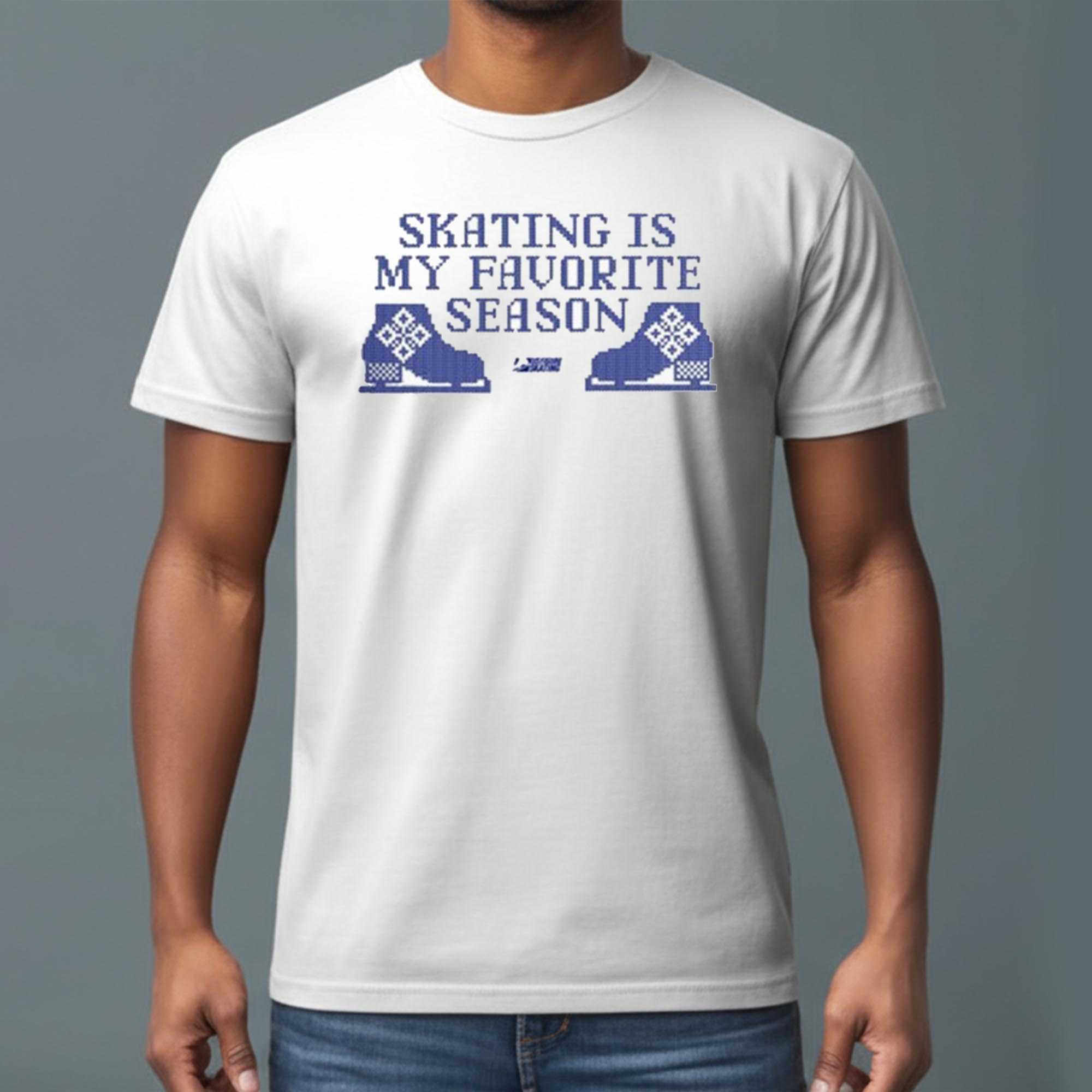 Us Figure Skating Skating Is My Favorite Season Shirt