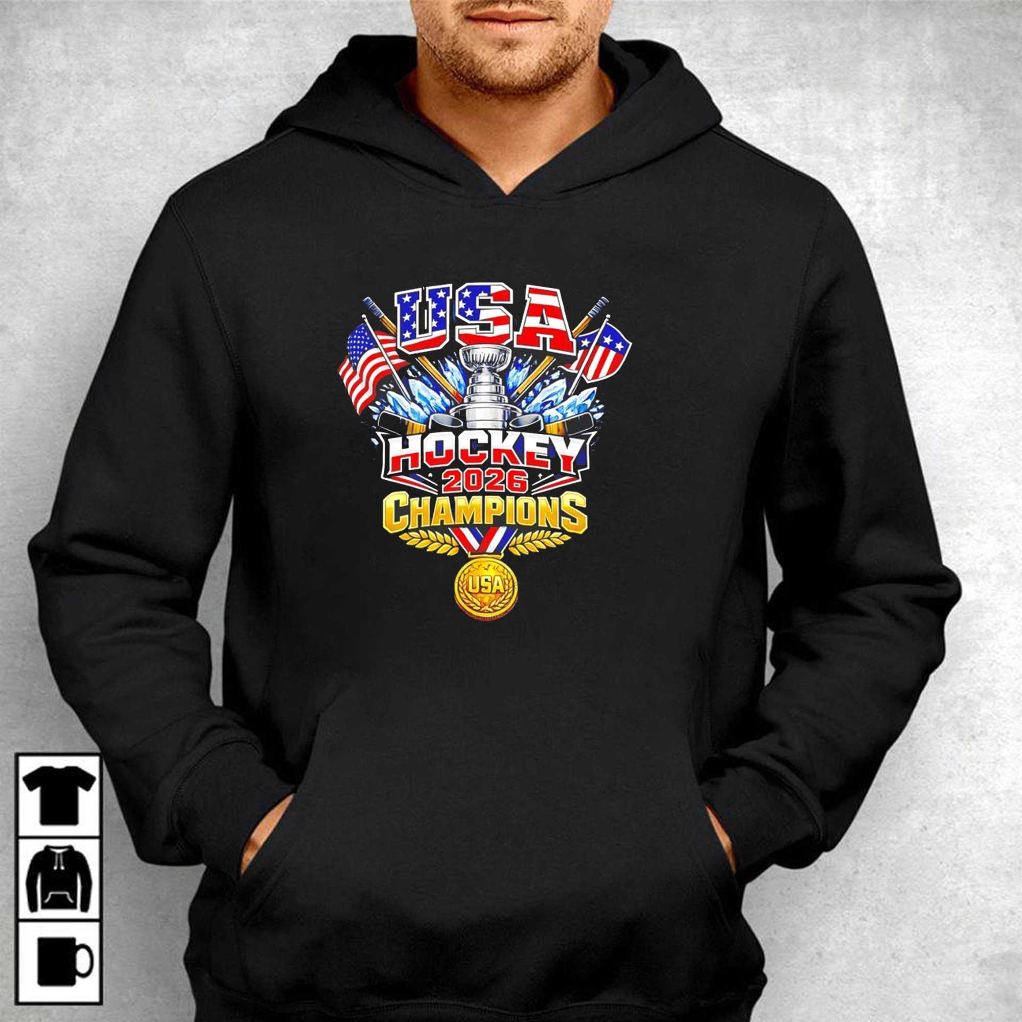 Usa Hockey 2026 Champions Trophy Tee