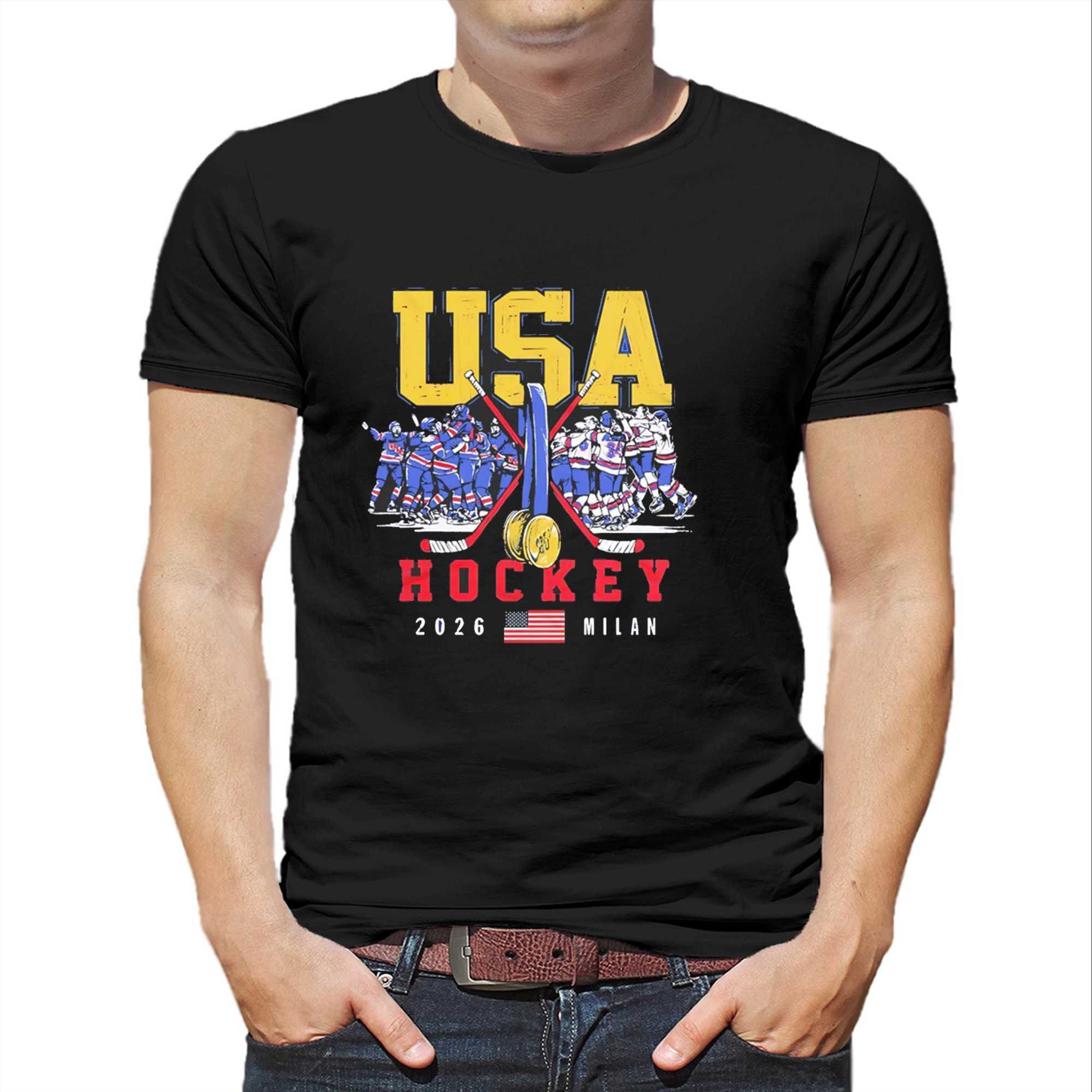 Usa Hockey 2026 Olympic Gold Medals Tee