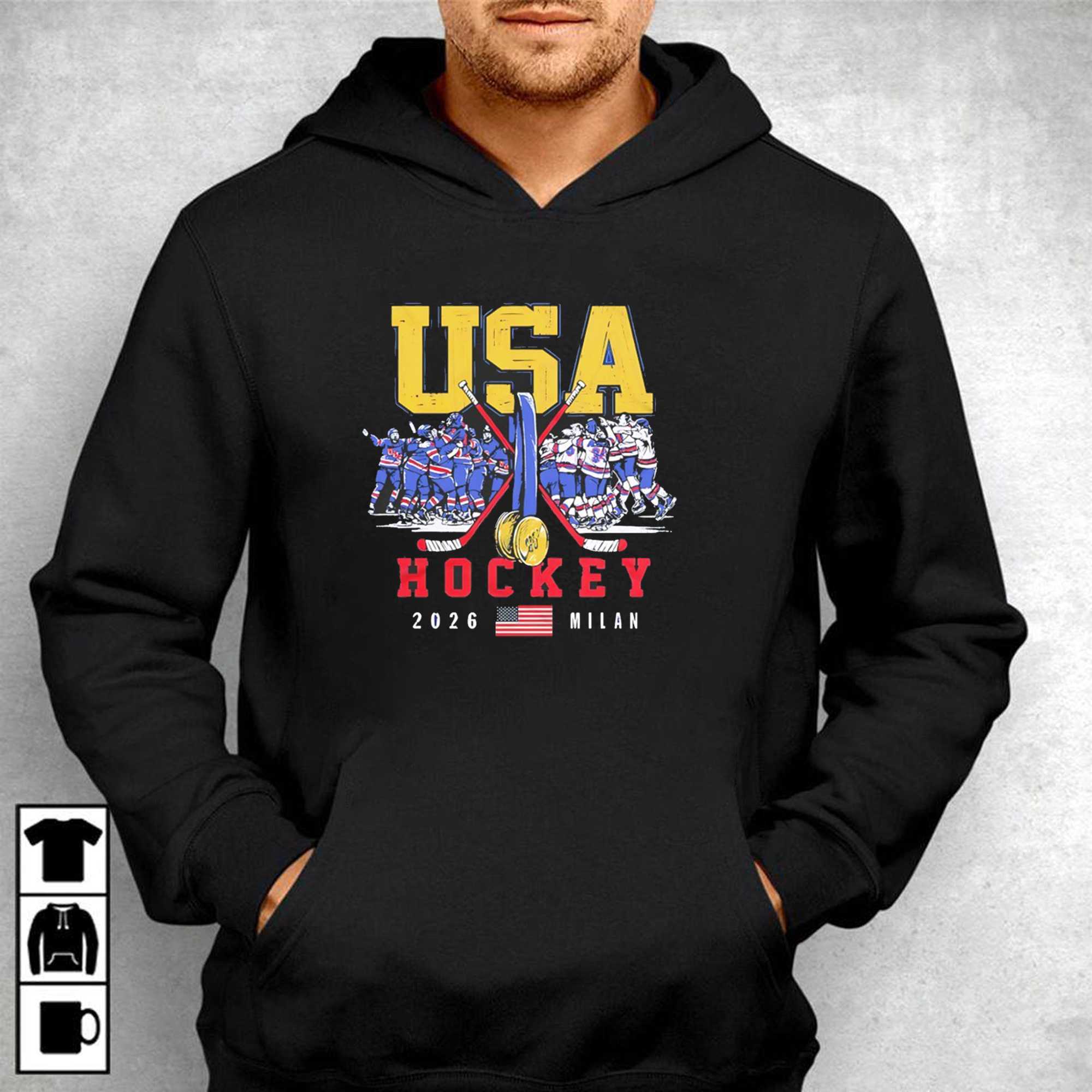 Usa Hockey 2026 Olympic Gold Medals Tee