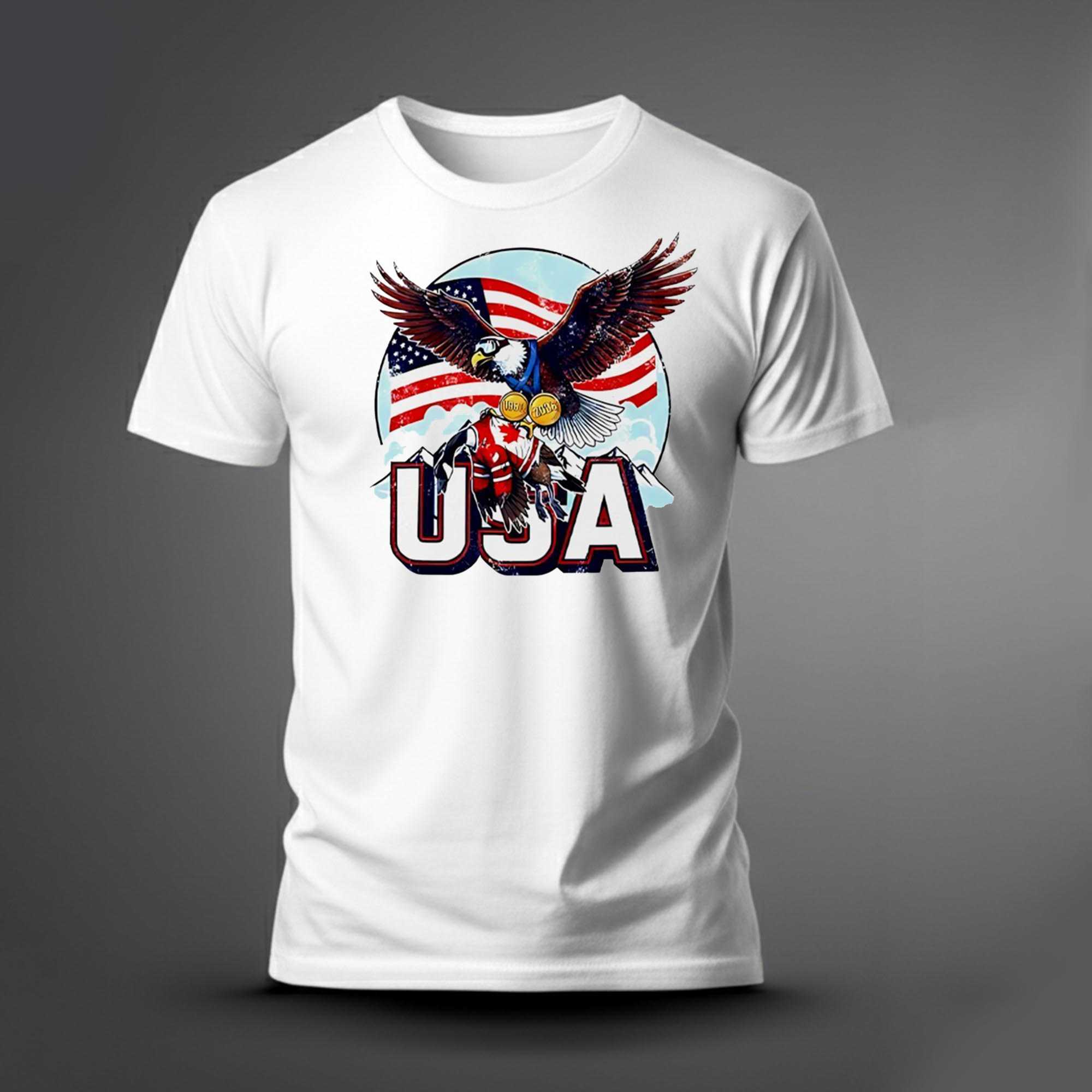 Usa Ice Hockey Eagle Champions 2026 Tee