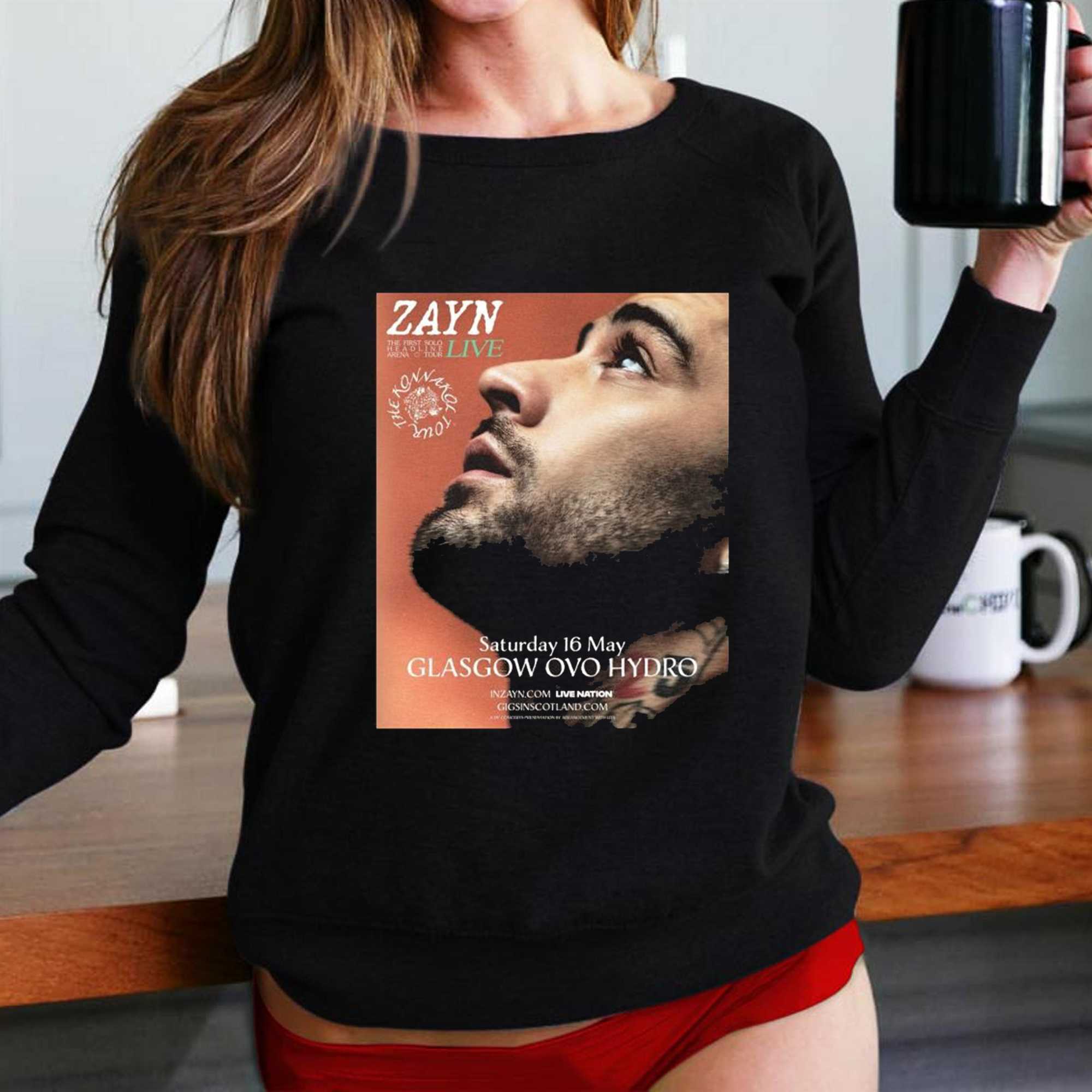 Zayn The Konnakol Tour 2026 Poster T-shirt Zayn The Konnakol Tour 2026 Poster T-shirt