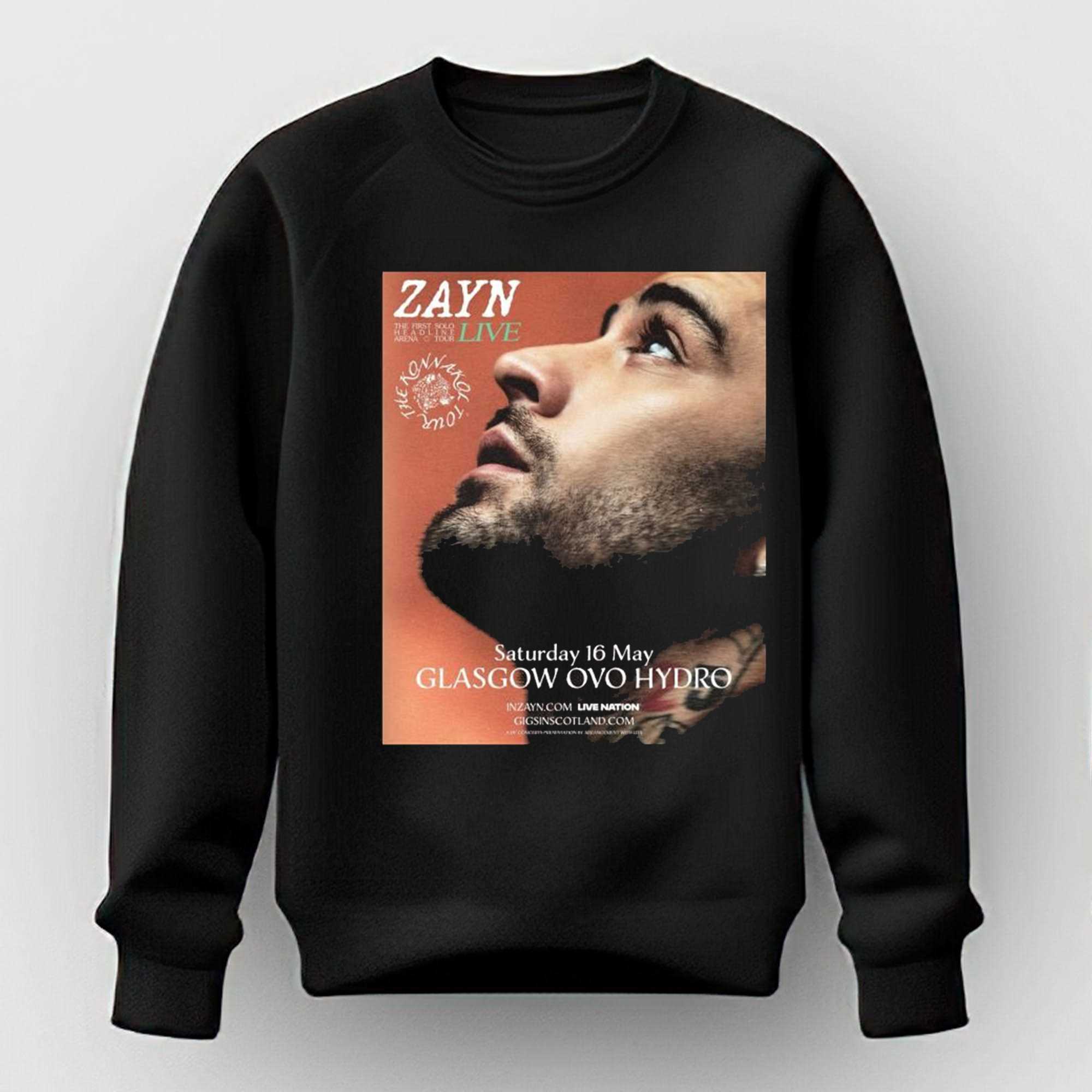 Zayn The Konnakol Tour 2026 Poster T-shirt Zayn The Konnakol Tour 2026 Poster T-shirt