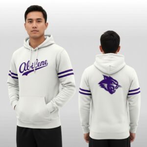 2026 Abilene Christian Wildcats Baseball Throwback Hoodie Tee