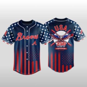 2026 Atlanta Braves 250th Anniversary of the United States Baseball Jersey 2026 Atlanta Braves 250th Anniversary of the United States Baseball Jersey