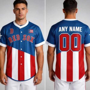 2026 Boston Red Sox Puerto Rico Night Baseball Jersey 2026 Boston Red Sox Puerto Rico Night Baseball Jersey