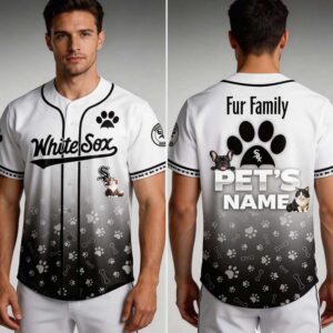 2026 Chicago White Sox Fur Family Pet Game Night Baseball Jersey