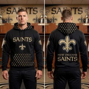 2026 New Orleans Saints New Black Hoodie