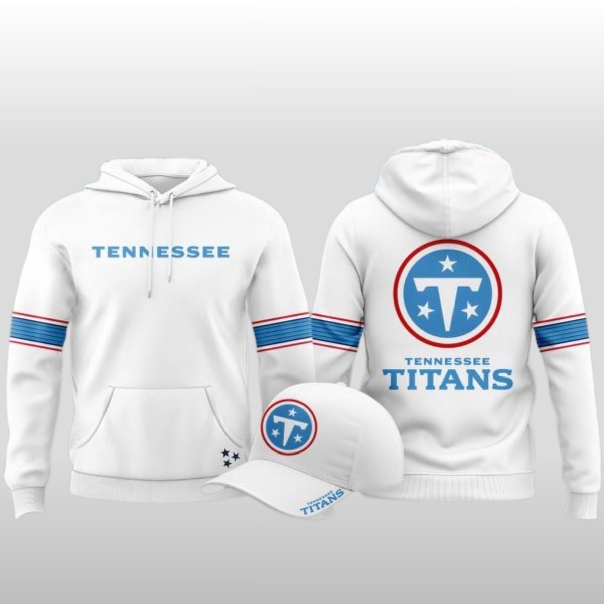 2026 Tennessee Titans New Look New Era Hoodie Tee