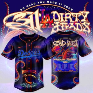 Los Angeles Dodgers Dirty Heads 2026 Tour Exclusive Baseball Jersey