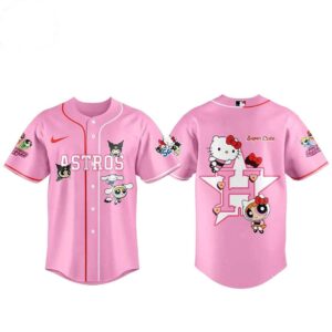 Houston Astros The Powerpuff Girls 2026 ft Hello Kitty Baseball Jersey