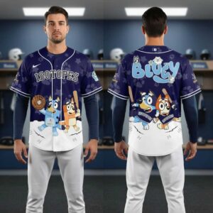 Albuquerque Isotopes Bluey Night Limited Baseball Jersey