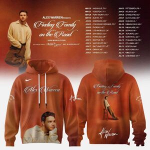 Alex Warren 2026 Finding Family on the Road World Tour Limited Hoodie
