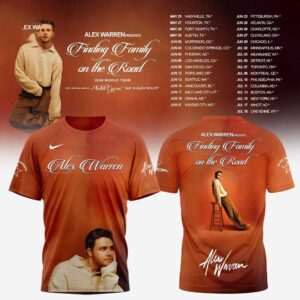 Alex Warren Finding Family on the Road 2026 Hoodie Tee